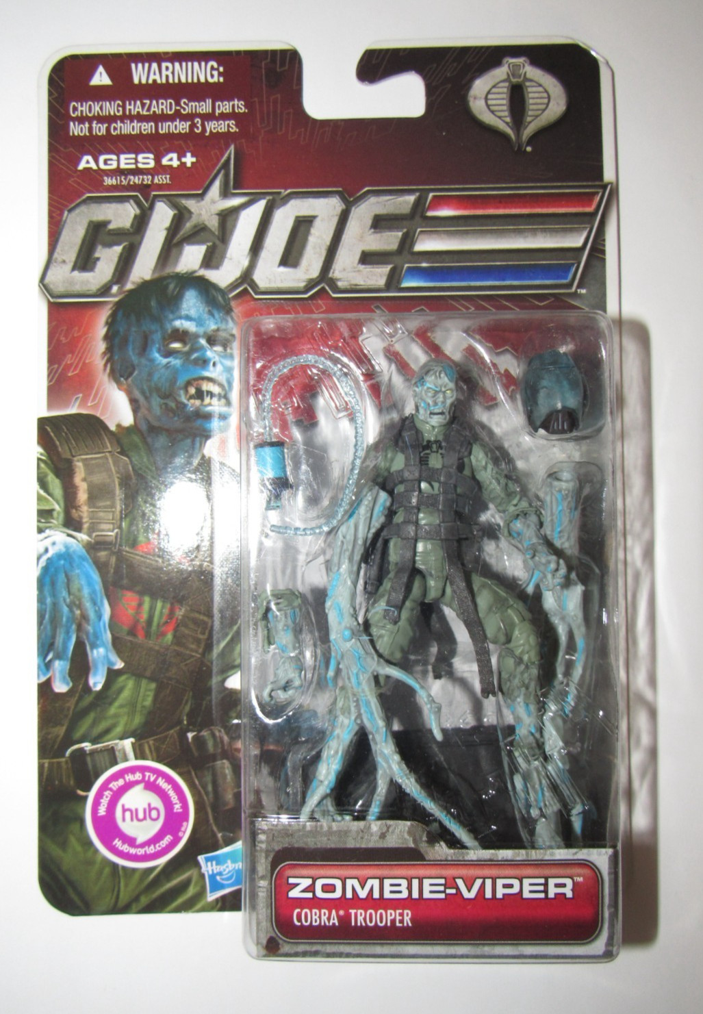 GI Joe 3.75 figure 30th Anniversary Zombie Viper NEW