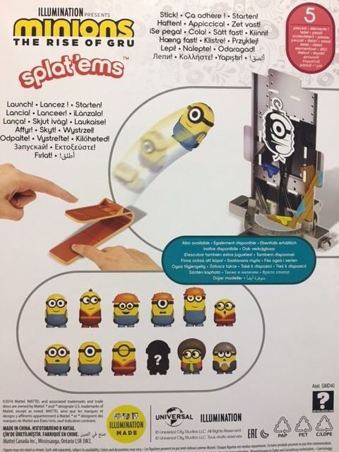 Case of 36 Minions The Rise of Gru Splat’ems Blind Bag Mini Figures – New