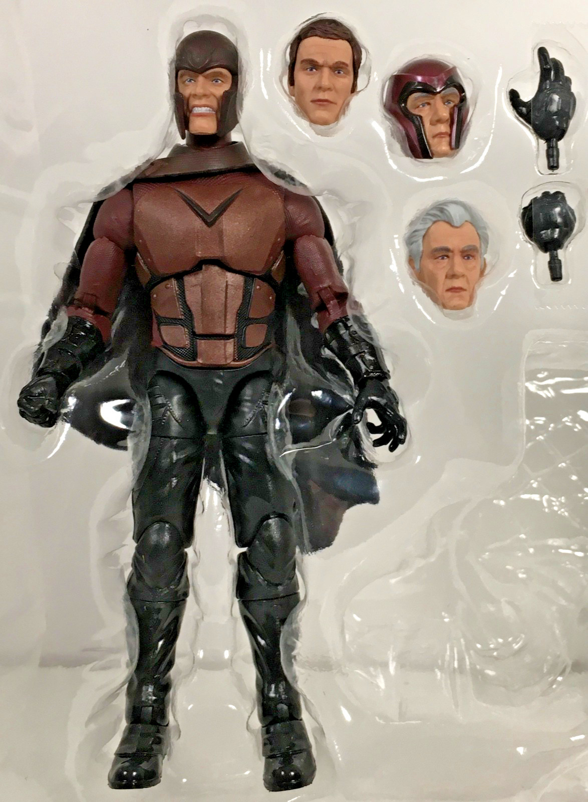 MAGNETO MARVEL LEGENDS MCU X-MEN NEW/COMPLETE IAN MCKELLEN MICHAEL FASSBENDER