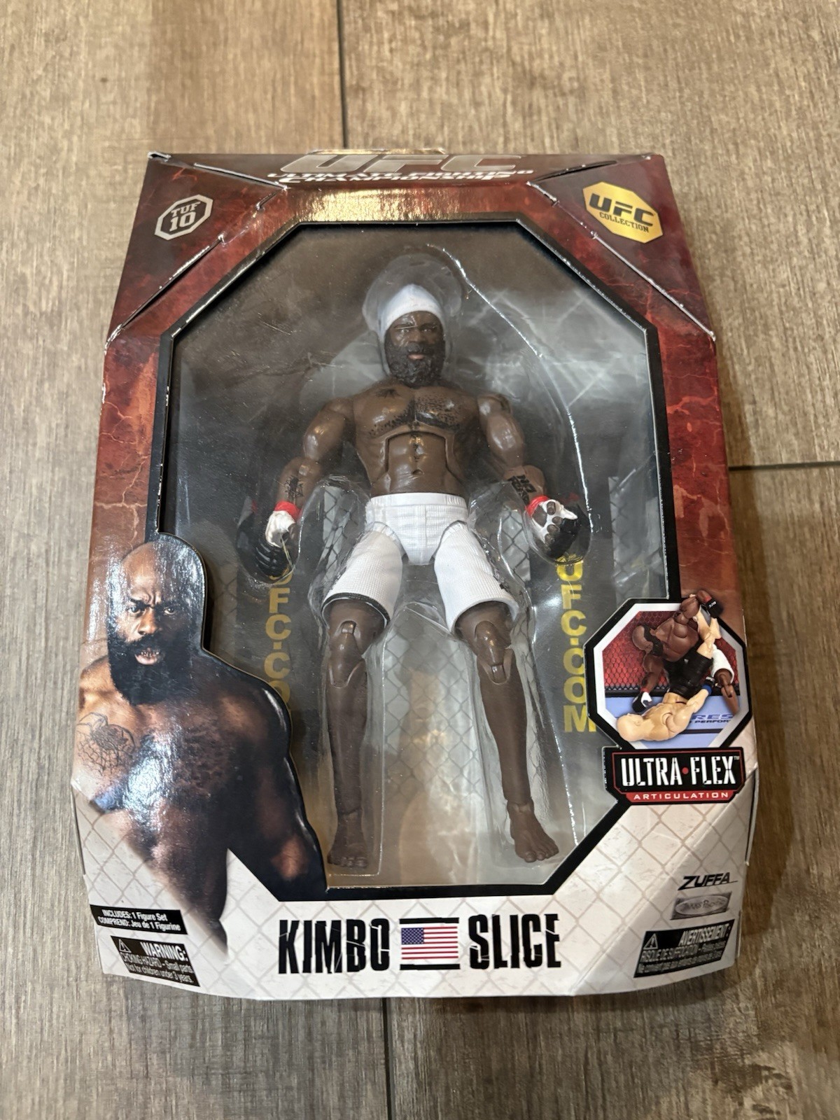 Zuffa UFC Series 4 Tuf 10 Ultra Flex Kimbo Slice 7&Prime; Action Figure Jakks Pacific