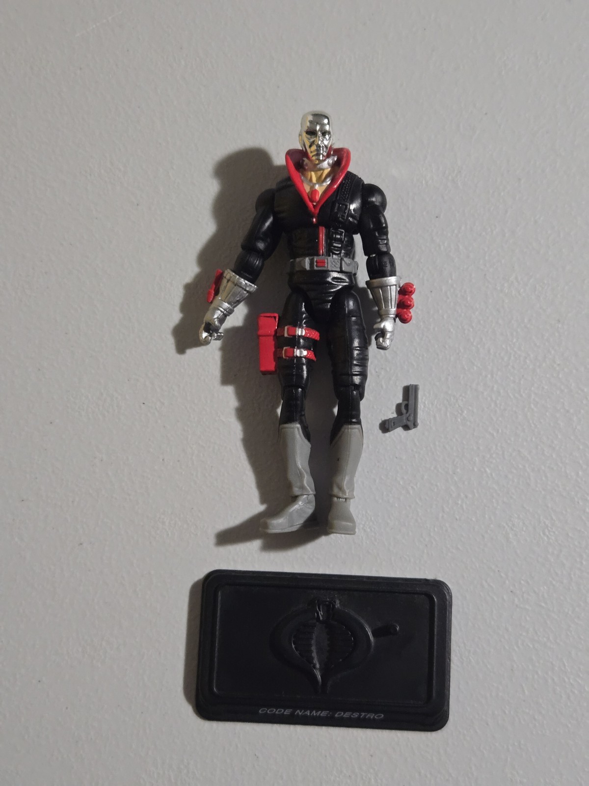GI Joe DVD Battles Revenge of Cobra Destro v18 3.75&Prime; 25th Action Figure