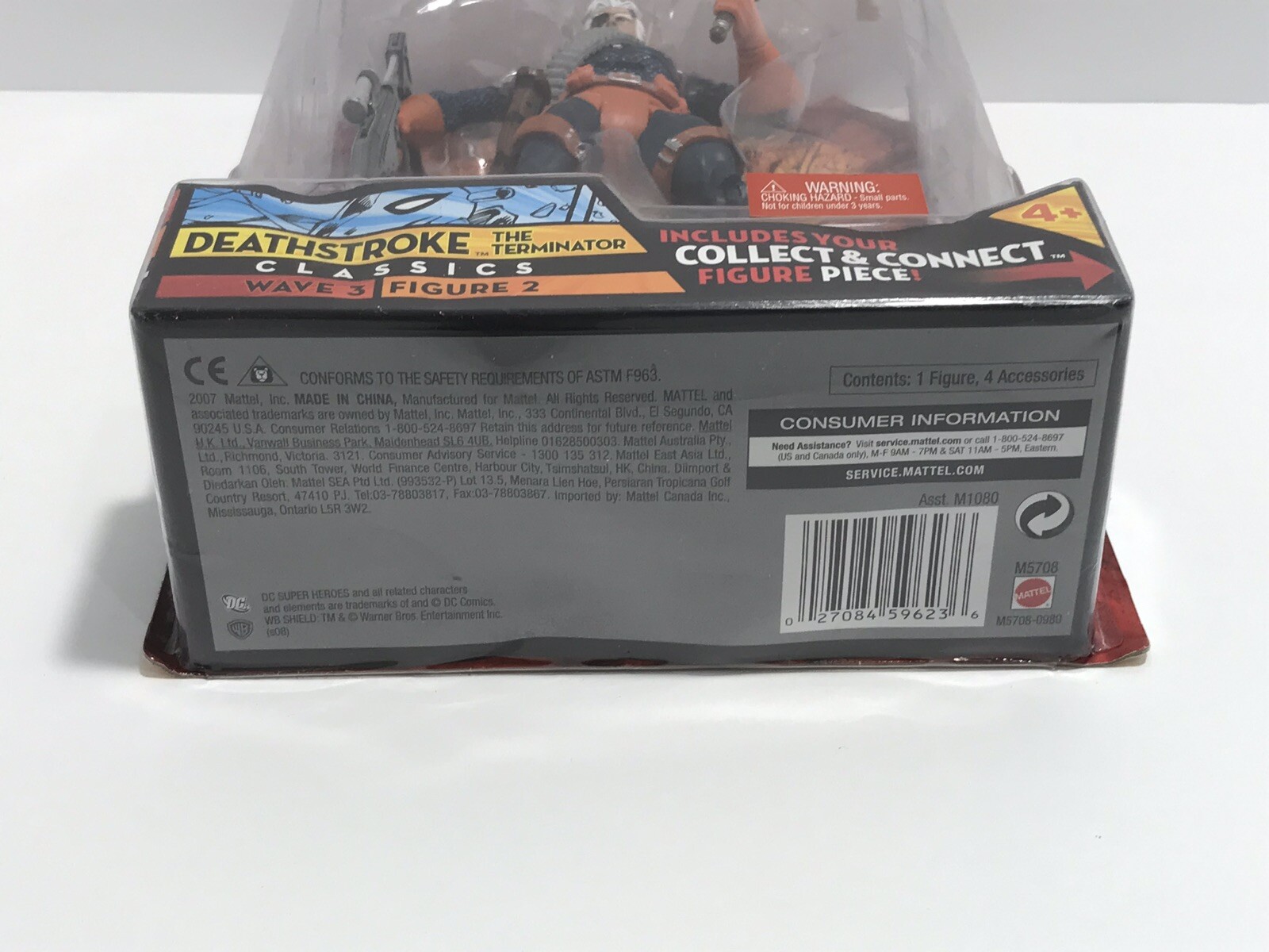 DC UNIVERSE CLASSICS WAVE 3 ACTION FIGURE DEATHSTROKE UNMASKED MATTEL 2007