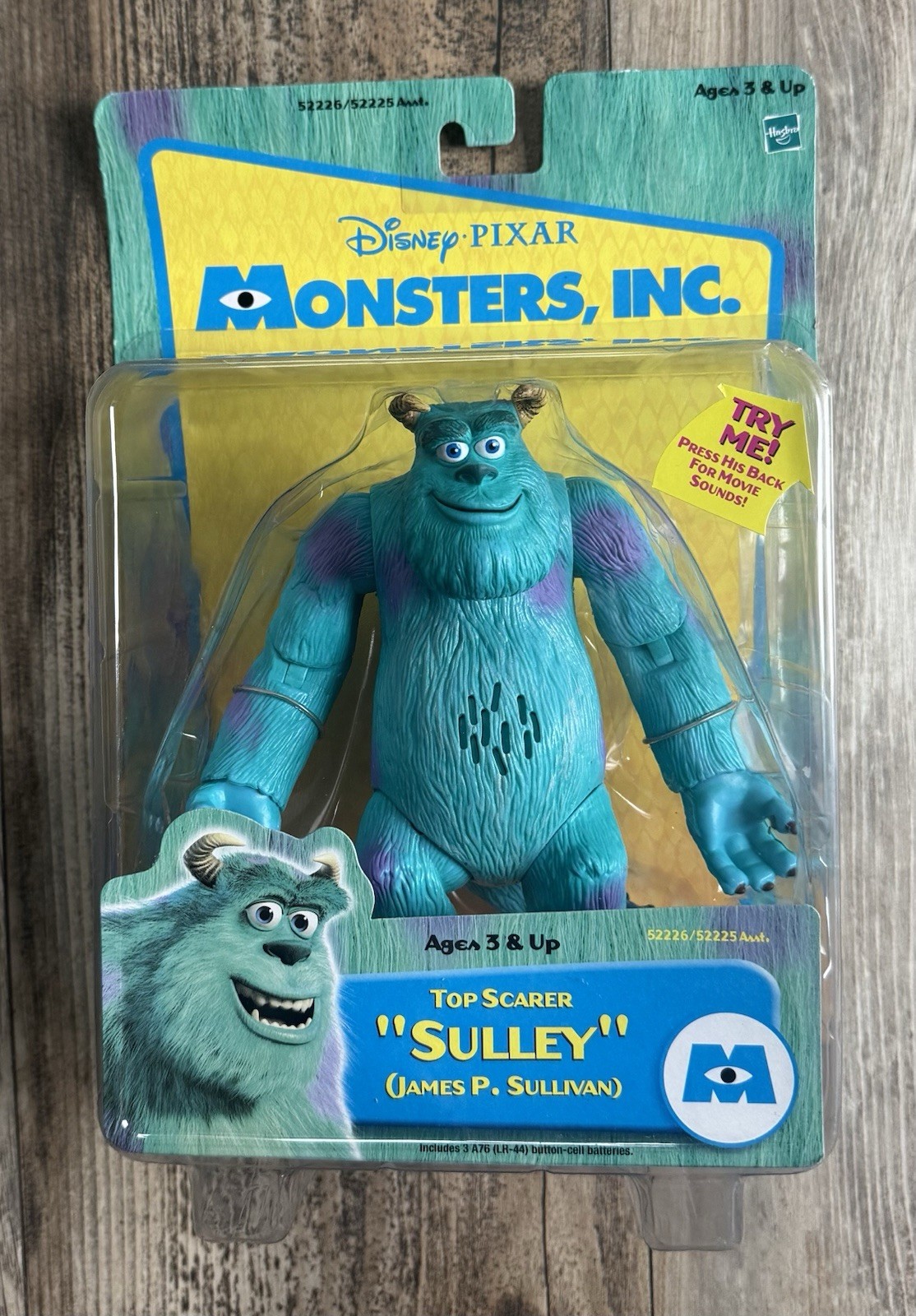 Disney Pixar Monsters Inc. Top Scarer “SULLEY” (James P. Sullivan) NEW & SEALED!