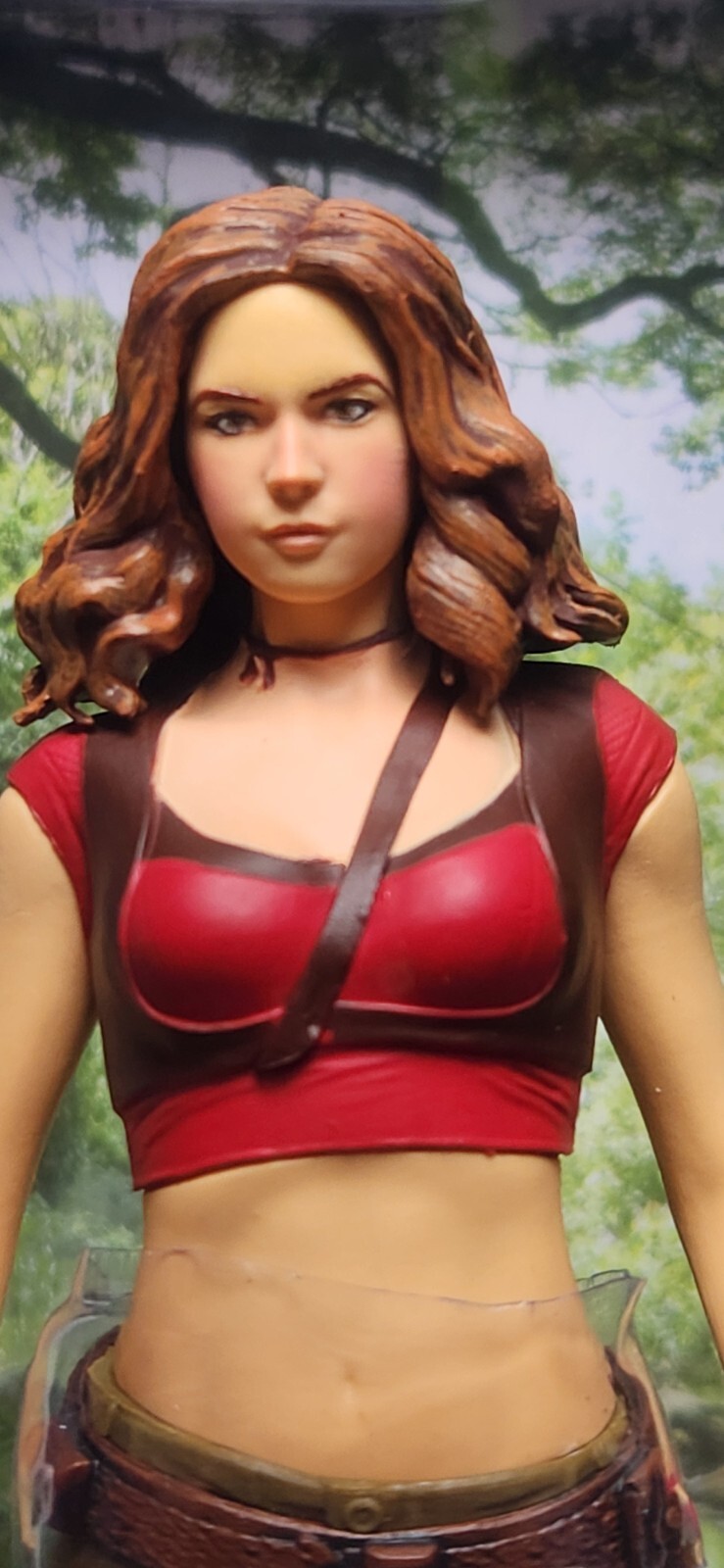 McFarlane Movie Maniacs Jumanji Ruby Roundhouse (2023) 6&Prime; Limited Collectible