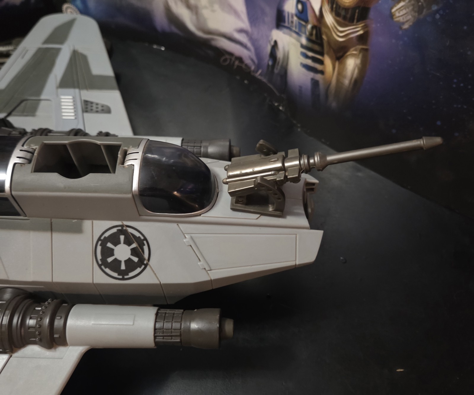 🔥🔥2008 STAR WARS: THE CLONE WARS ARC-170 (SHADOW SQUADRON) FIGHTER – COMPLETE
