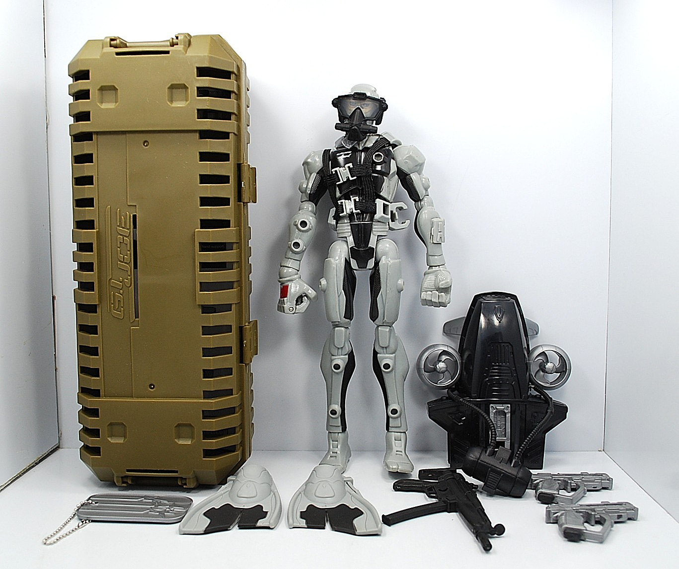 GI Joe Sigma 6 Combat Squad Lt. Torpedo Figure Loose with Accessories as Shown