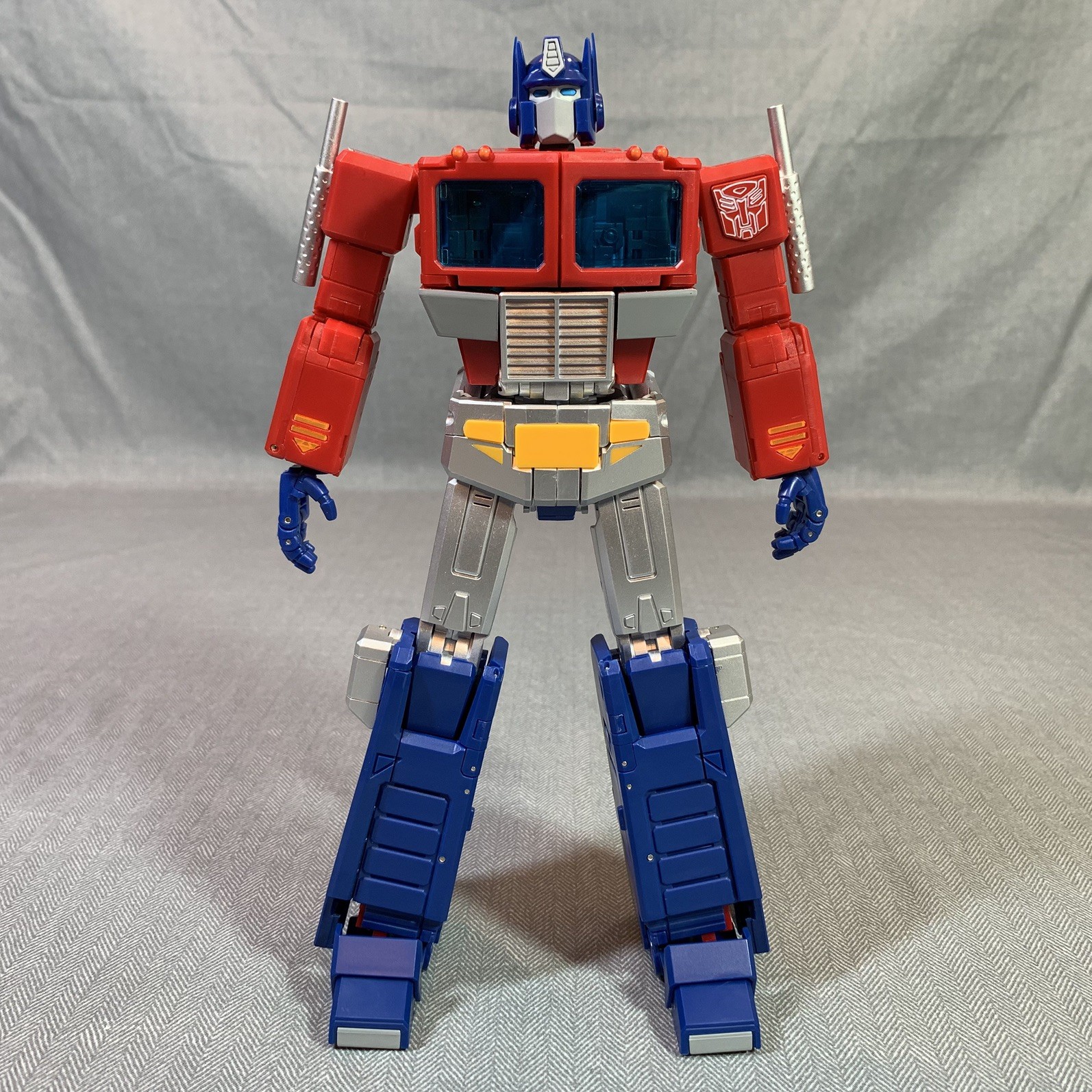 Masterpiece Transformers 4th Party KO Optimus Prime Version 3.0 Silver Legs