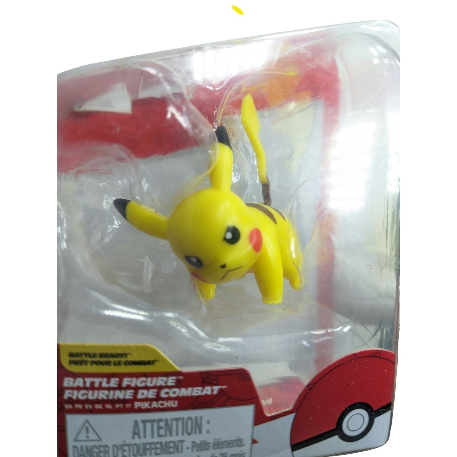 Pikachu Action Figure Pokemon Jazwares PKW4345 Yellow Licensed Toy