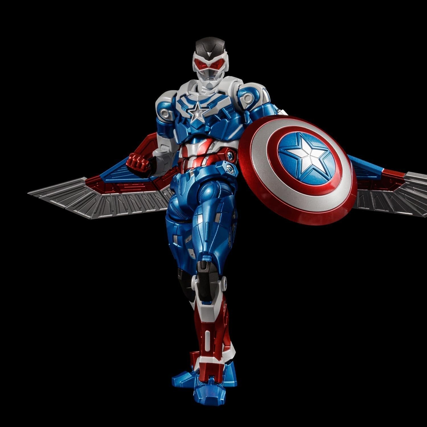 Sentinel Fighting Armor Captain America (Sam Wilson ver.) 165mm Action Figure