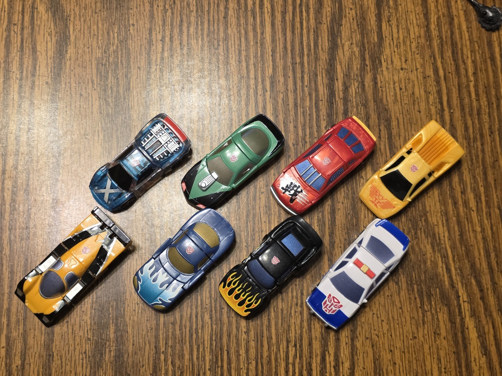 Hasbro Transformers Robots in Disguise Clear Spychangers Lot Of 8 Cars