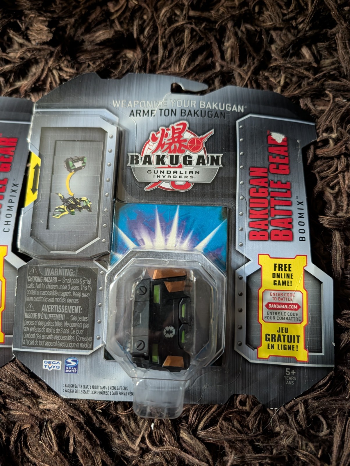 Bakugan Battle Gear Set NIP: Chompixx Subterra & Boomix Darkus
