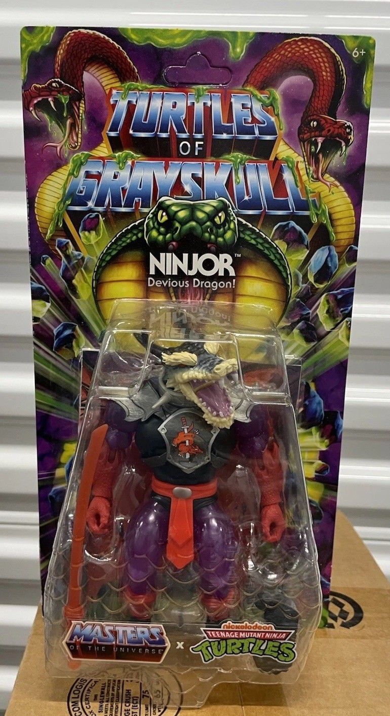 MOTU Origins Turtles of Grayskull NINJOR Devious Dragon Figure New Sealed