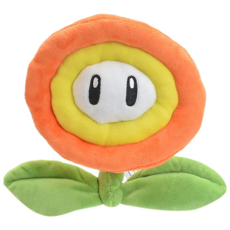Super Mario Bros 6.5&Prime; Fire Flower Soft Stuffed Animal Plush Toy Doll Figure