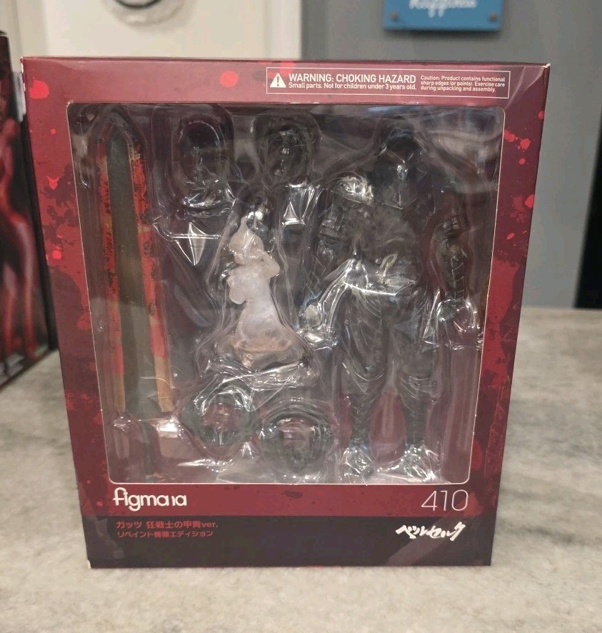 Max Factory Figma 410 Guts Berserker Armor Repaint Skull Edition Figure Unopened