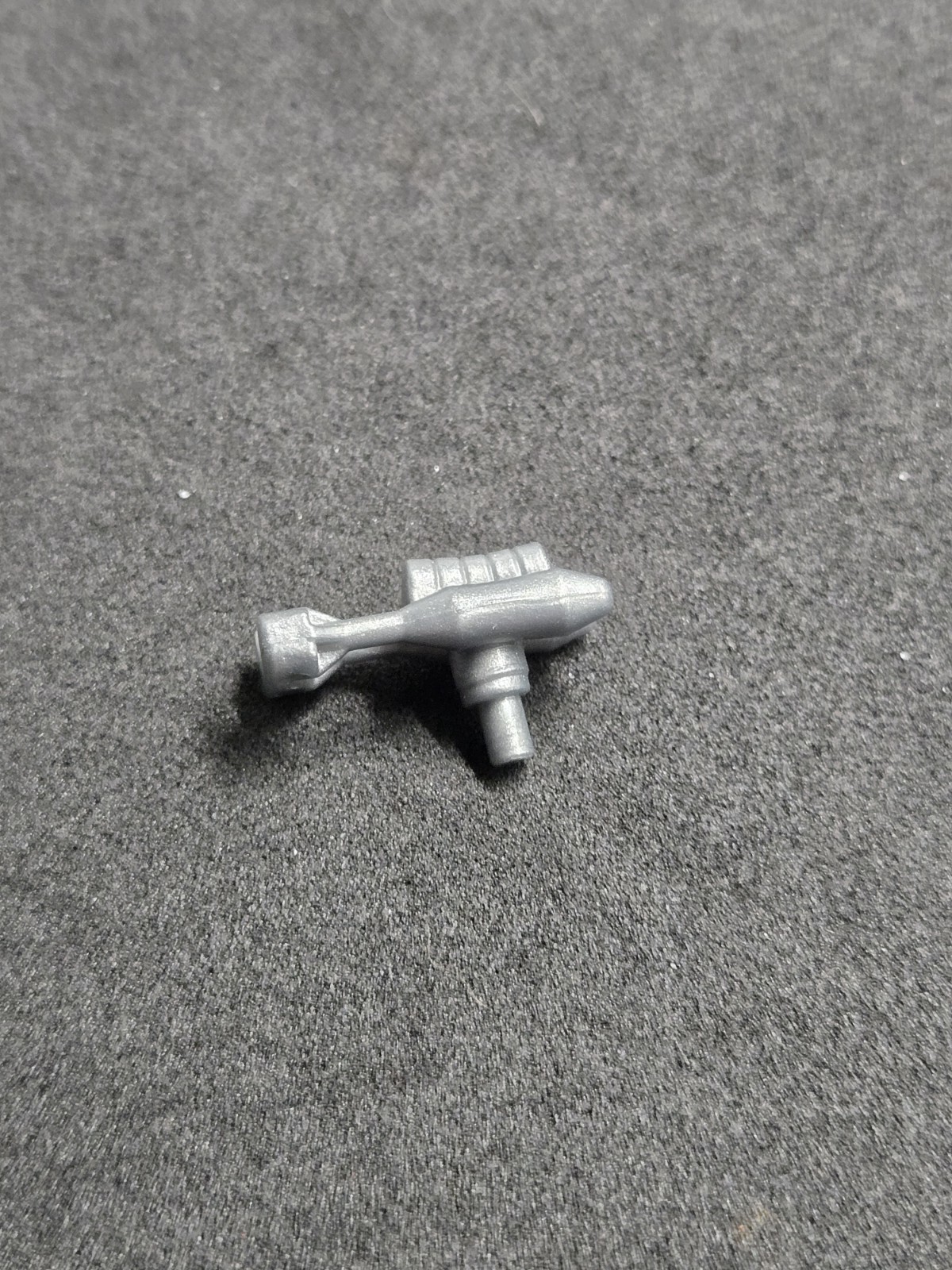 80&rsquo;s Vintage SUPERTOYS Spin Spark Robot silver GUN WEAPON PART Accessory KO Toy