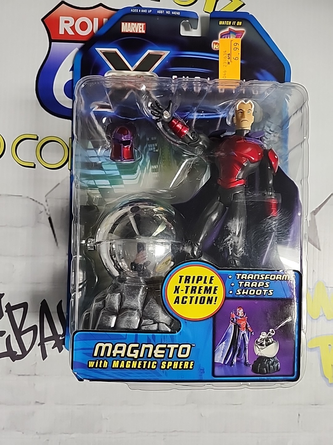 2001 ToyBiz Marvel X Men: Evolution Magneto Figure Kids WB!
