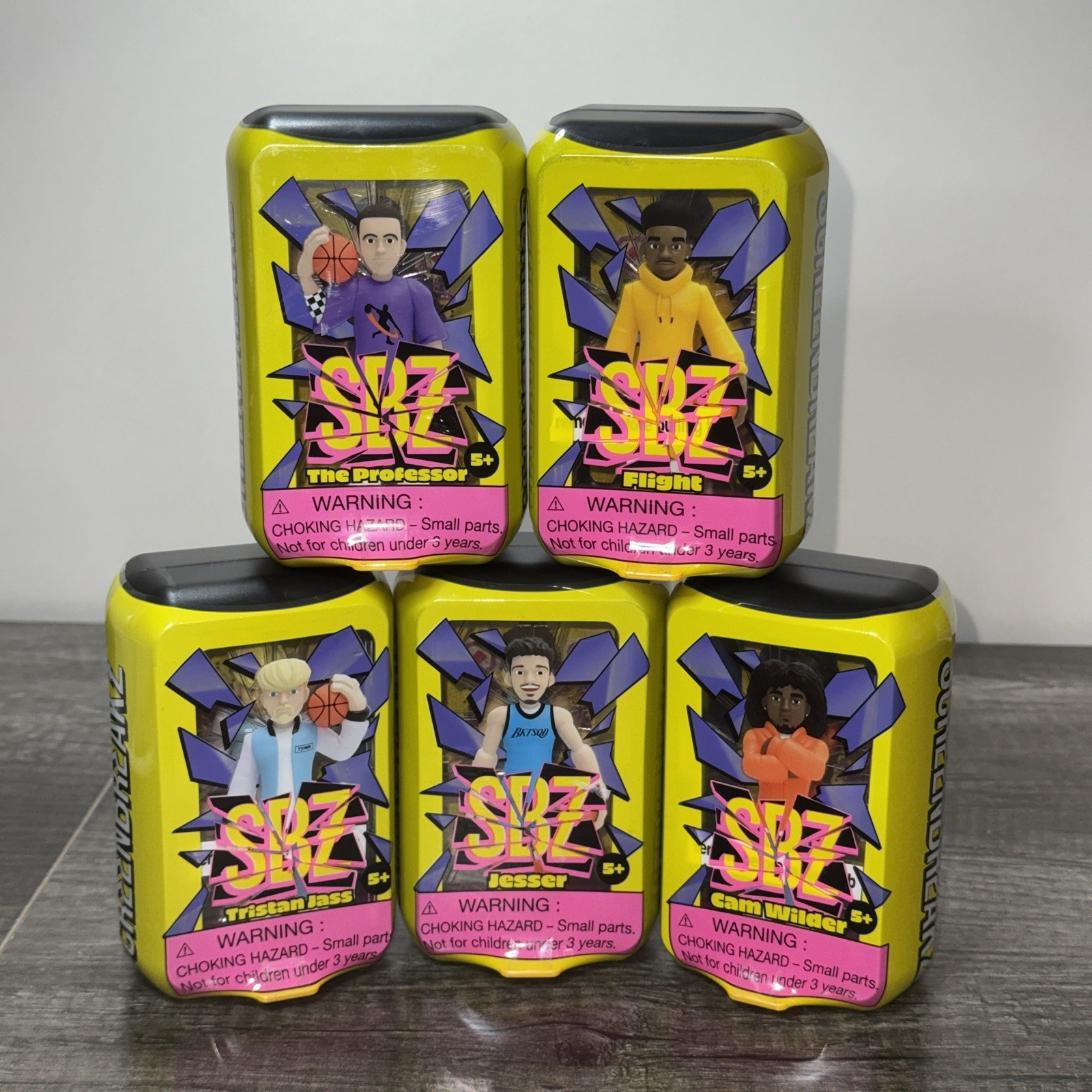 SBZ Screen Breakz Jesser Flight Professor Wilder Collectible Figure Lot Of 5