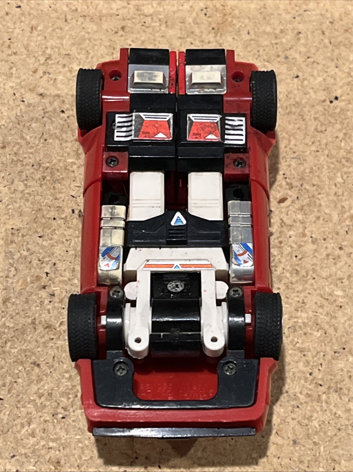 Transformers Sideswipe 1983 G1 100% Complete Data Card Cut From Box