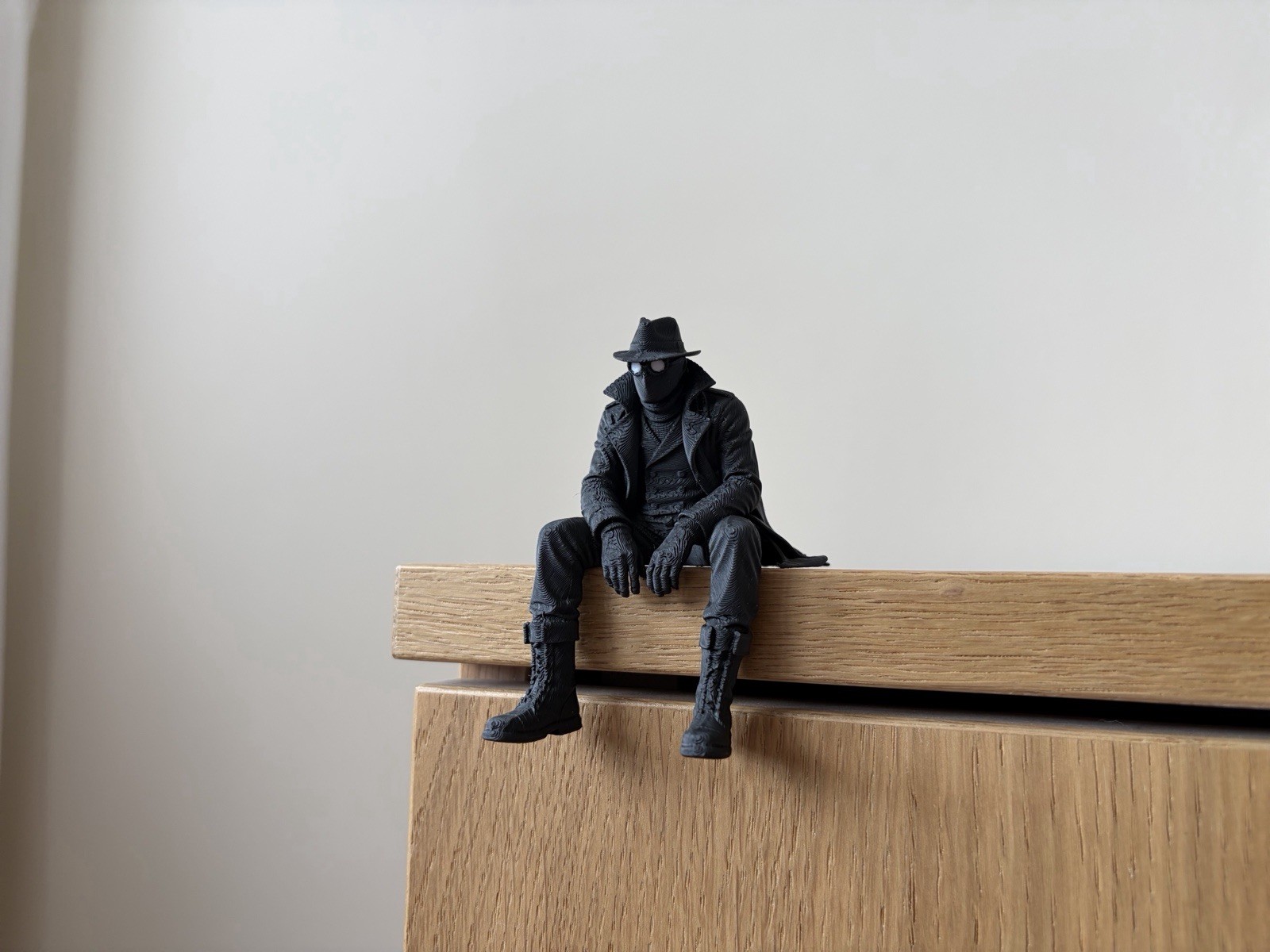 Spider-Noir Sitting on Ledge Figure | Spiderman