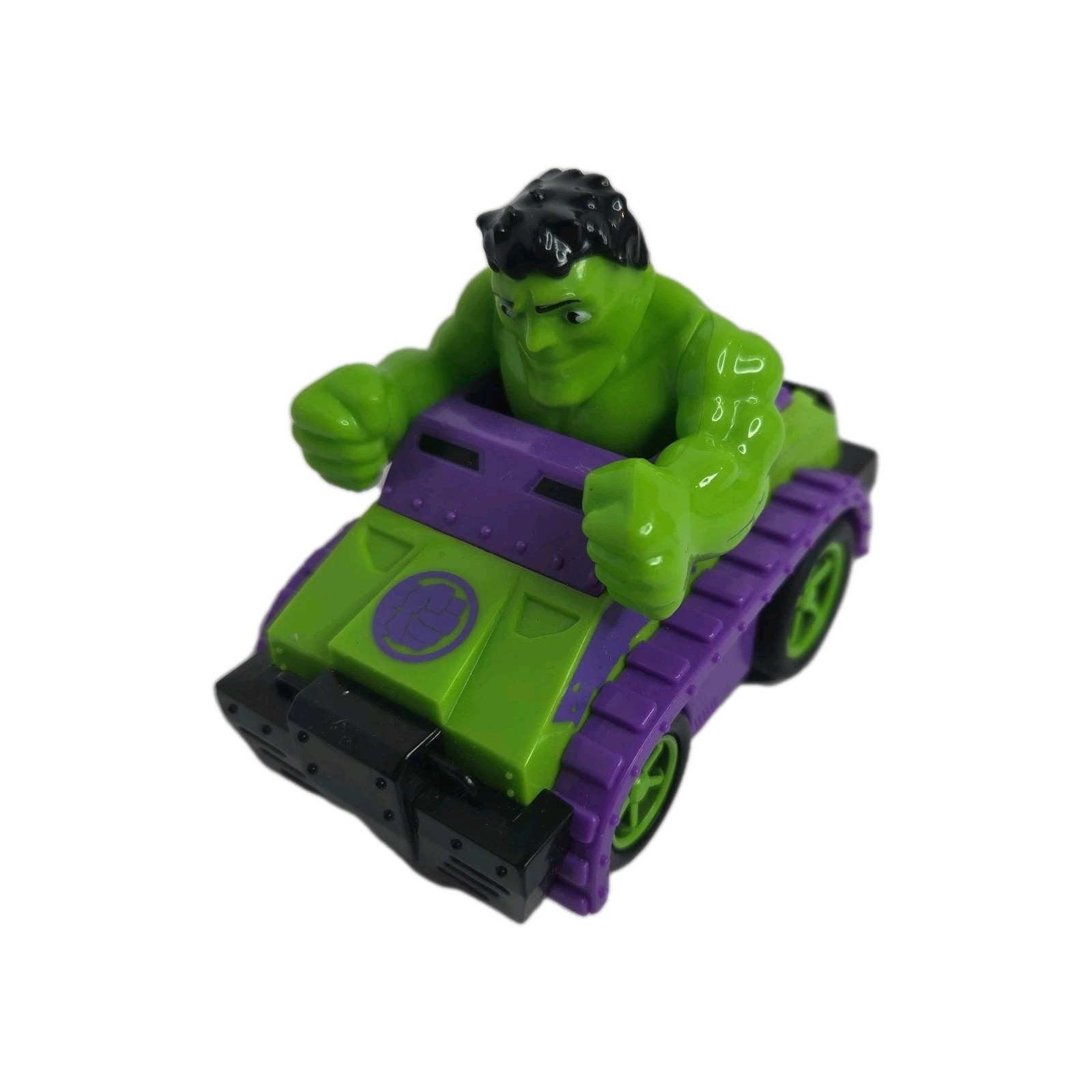 Marvel Incredible Hulk Purple Green Car Super Hero Adventures Pullback Racer Toy