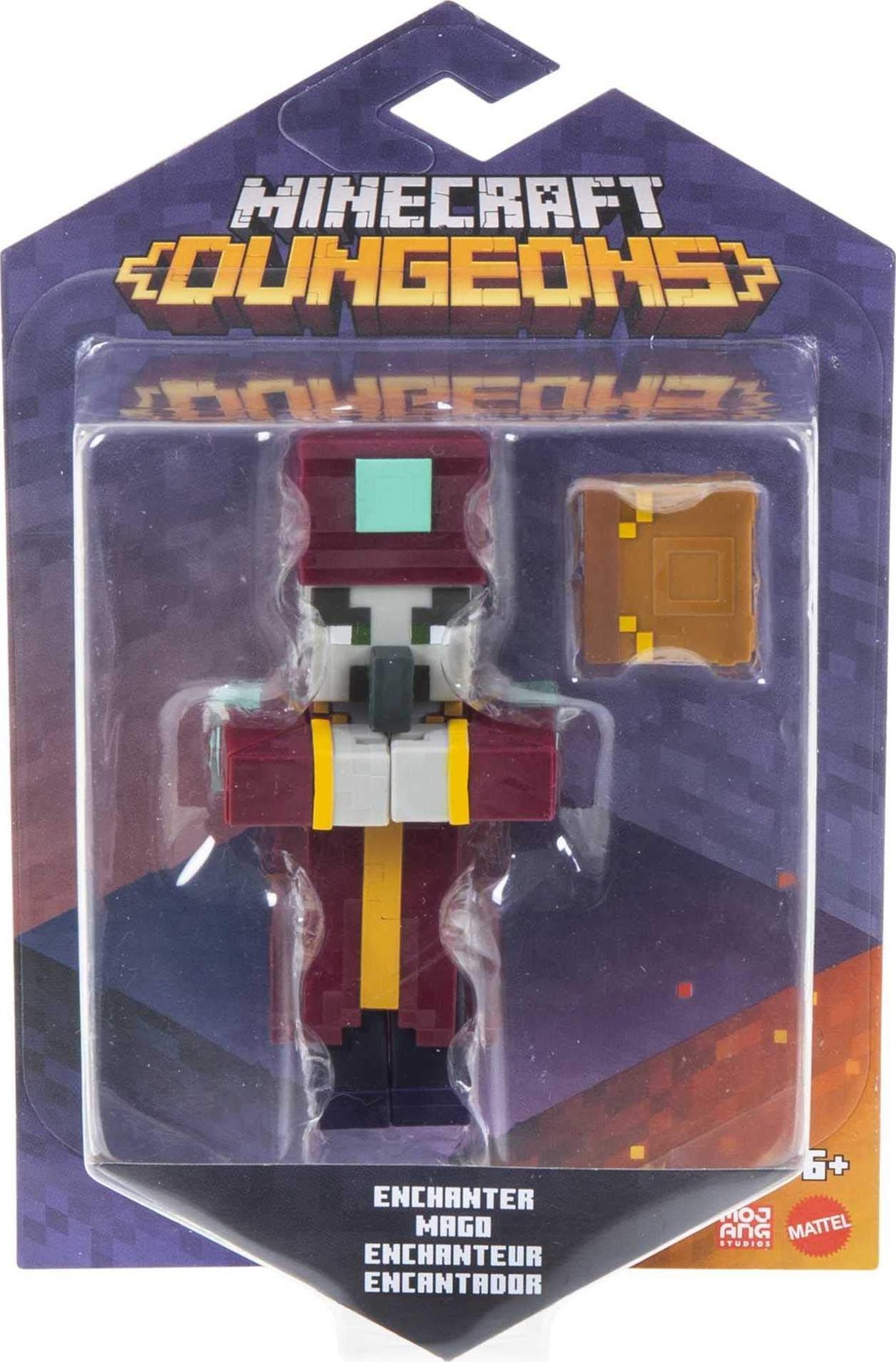 Minecraft Dungeons 3.25-in Collectible Battle Figure and Accessories – Enchanter