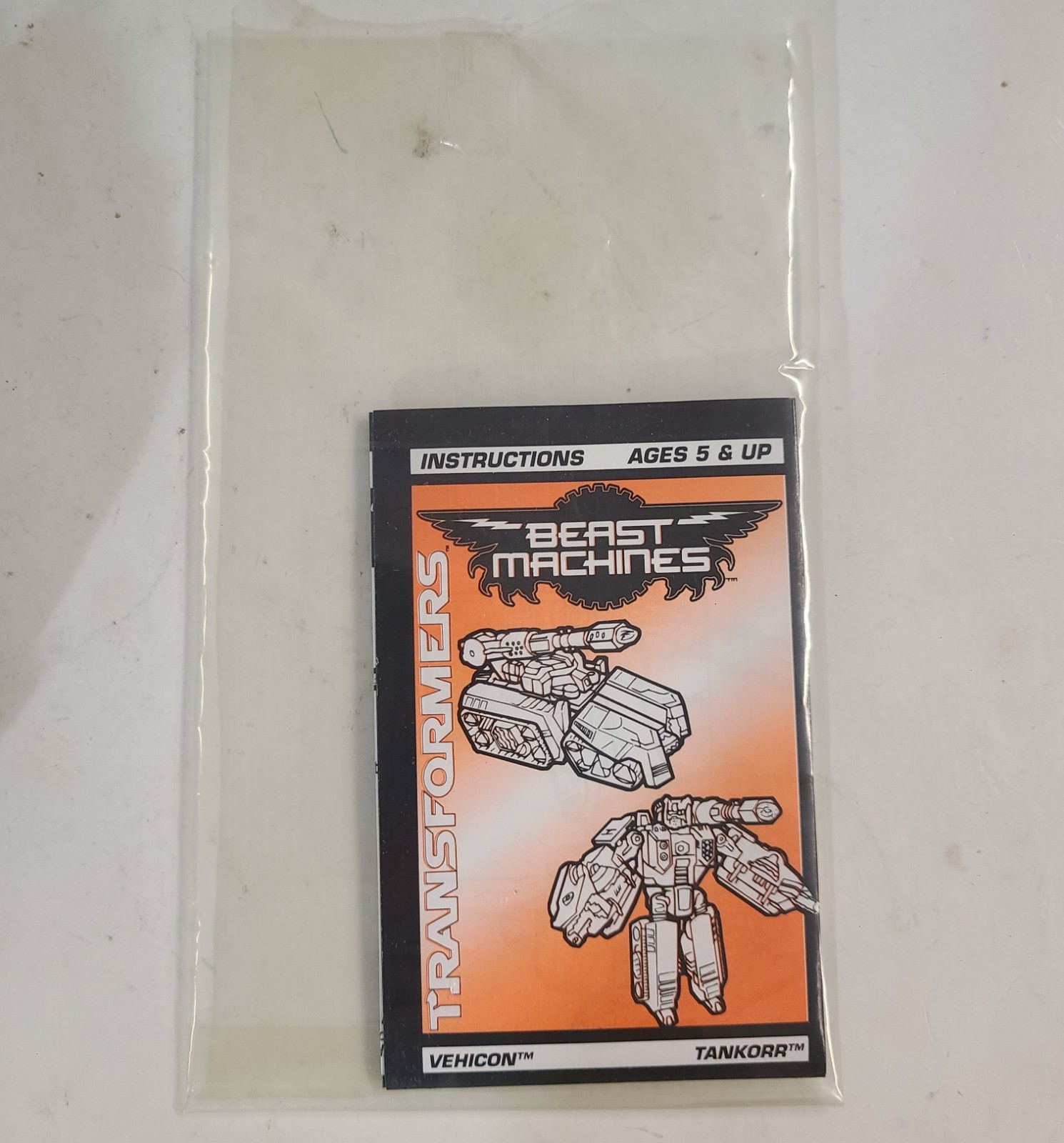 Transformers Beast Wars Beast Machines Mega Class Vehicon Tankor Figure