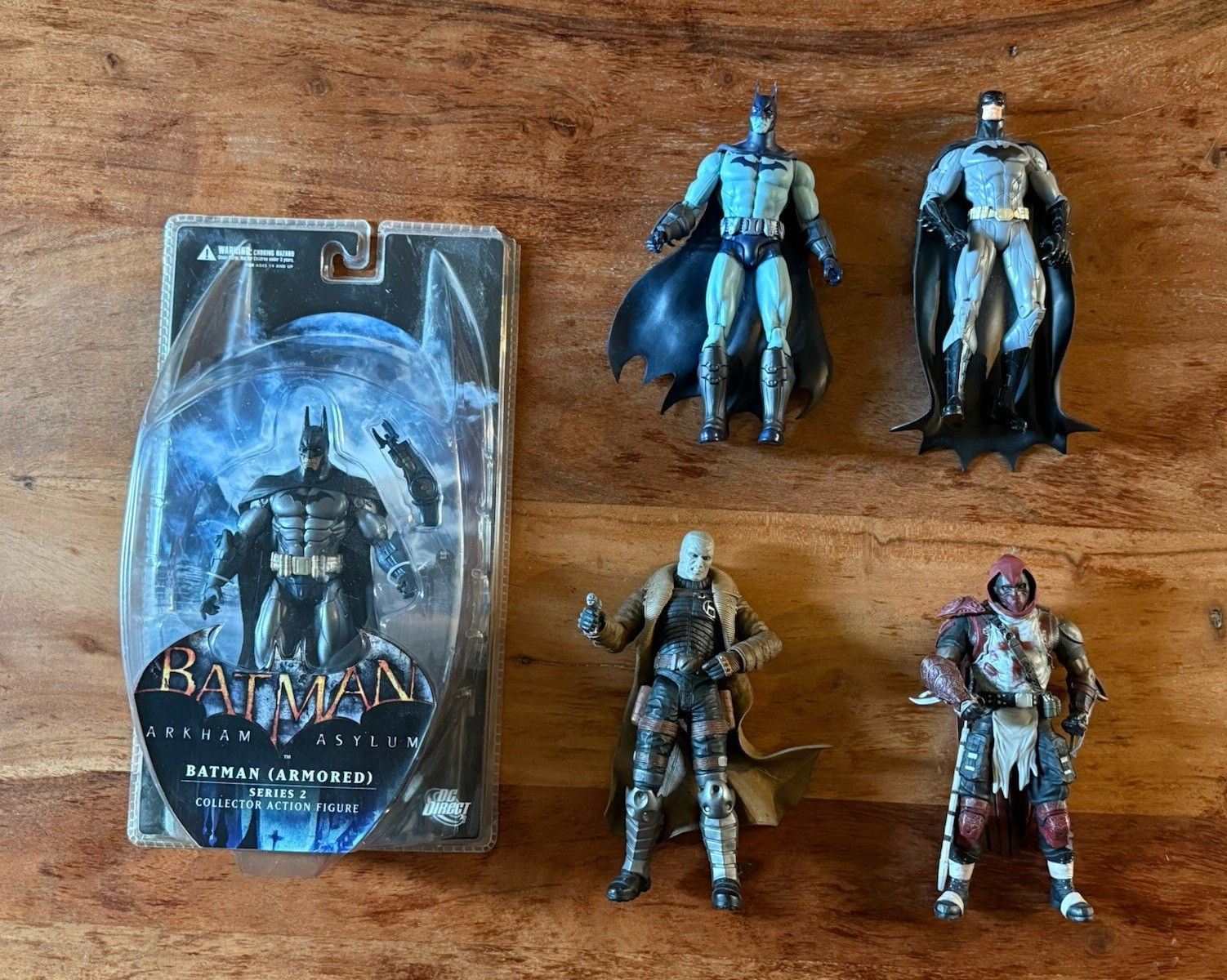 DC Collectibles Batman Figure Lot Azrael Hush Armored Batman DC Direct