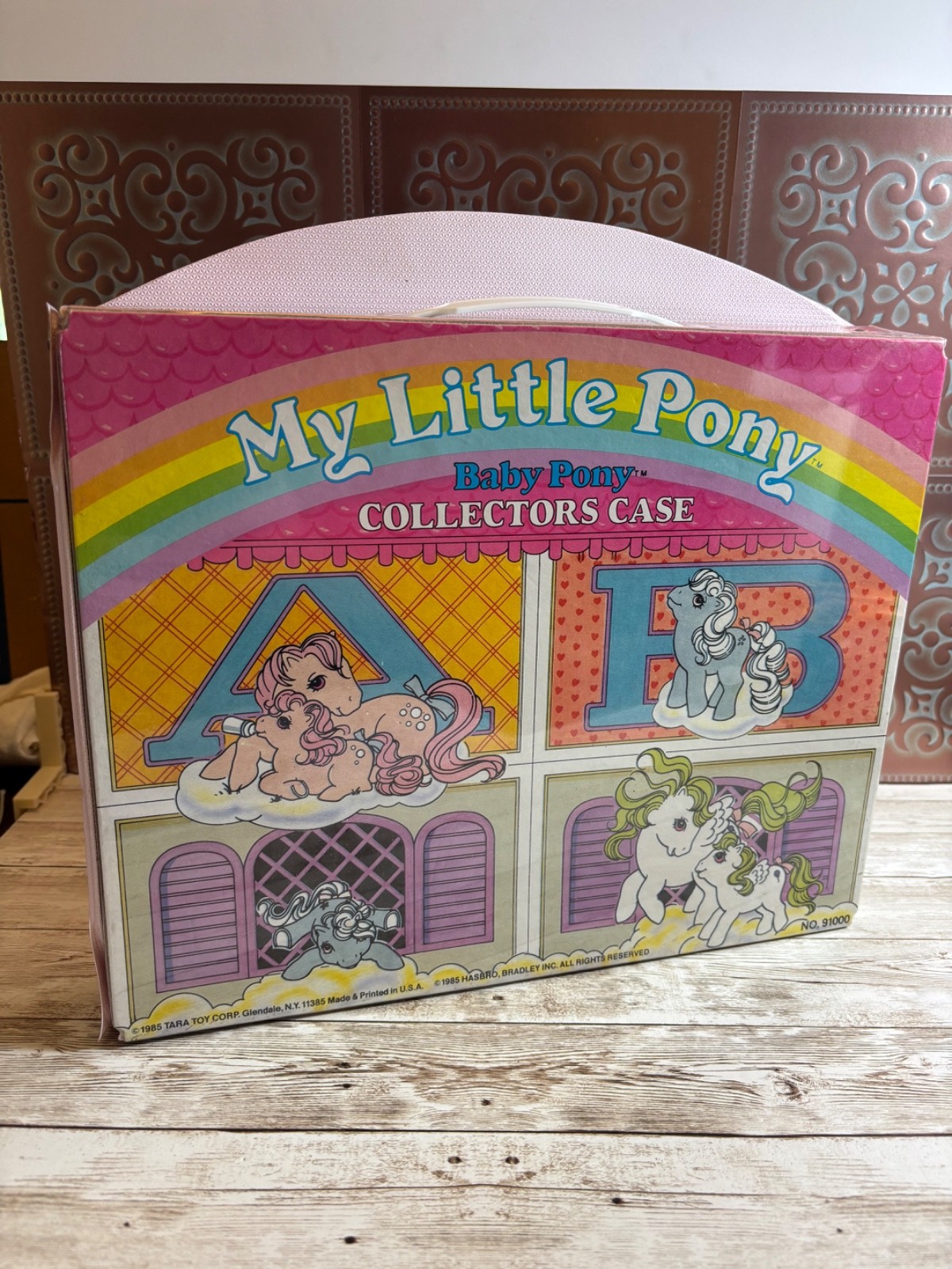 1985 Hasbro My Little Pony Baby Pony Collectors Case Filled with Ponies