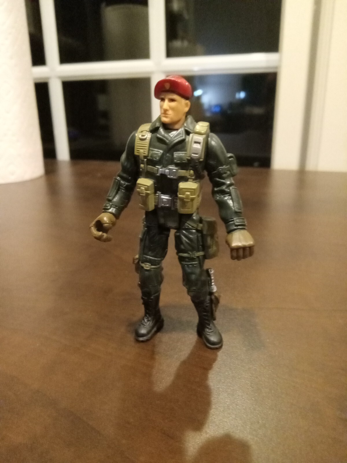 Chap Mei 3,75&Prime; Army Soldier Red Beret Colonel Stewart Action Figure Toy