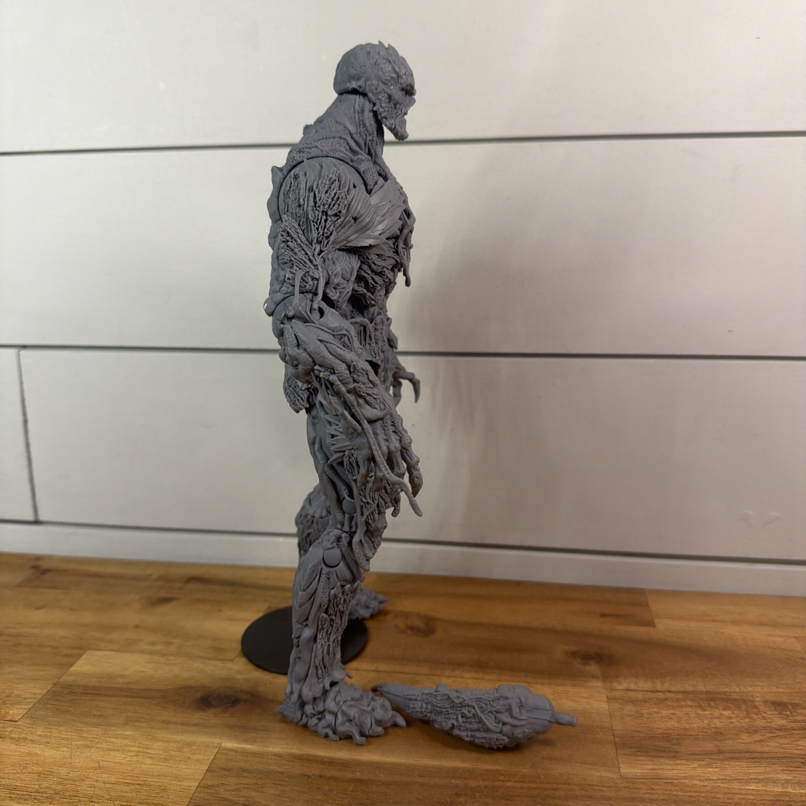 Mcfarlane DC Multiverse Swamp Thing Mega figure Unpainted Gray Ships Fast!