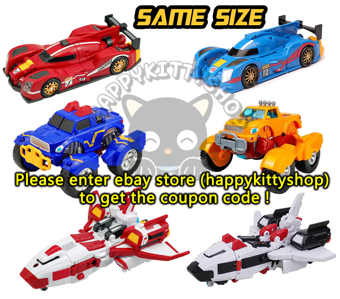 Tobot V Galaxy Detectives 8&Prime; Transform Figure Boys Toy Car Truck Vehicle Robot