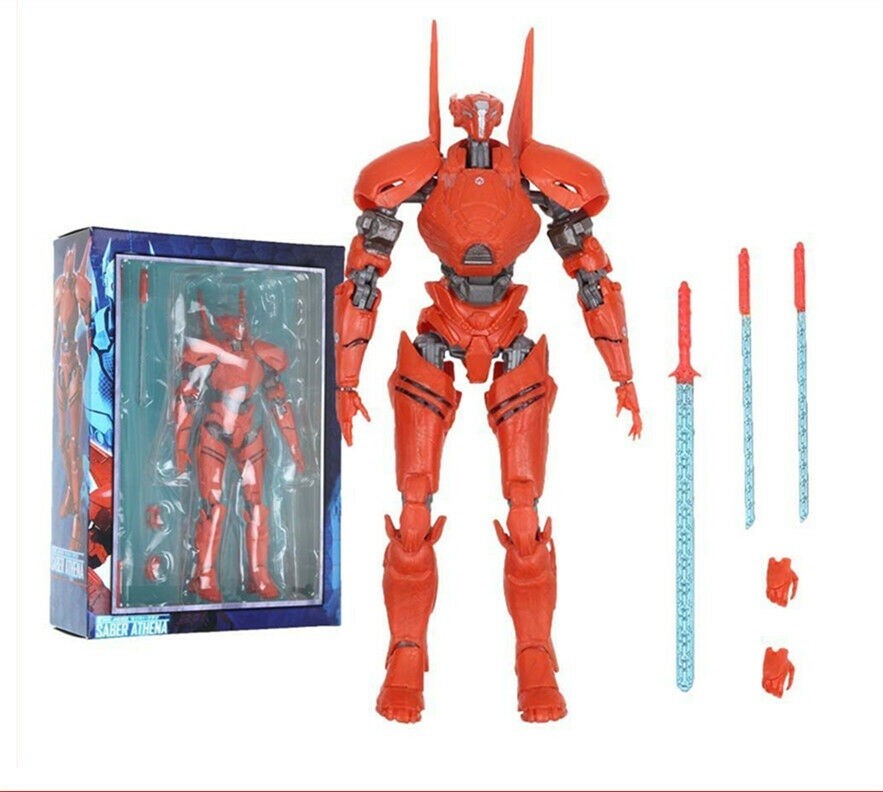 Uprising Mark 7 Jaeger Saber Athena 6.7&Prime; Action Figure Toy Pacific Rim BULK Pack