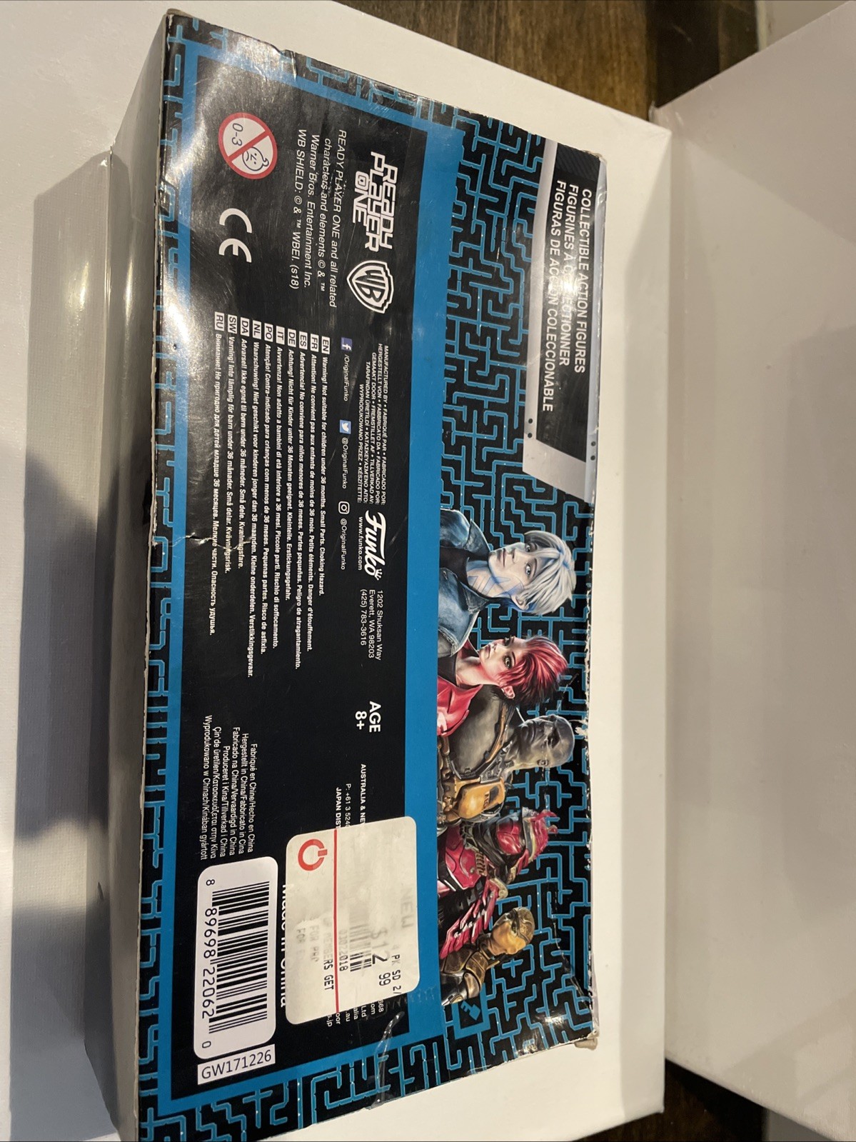 FUNKO READY PLAYER ONE 4-PACK WITH PARZIVAL, ART3MIS, AECH AND I-ROK – NEW