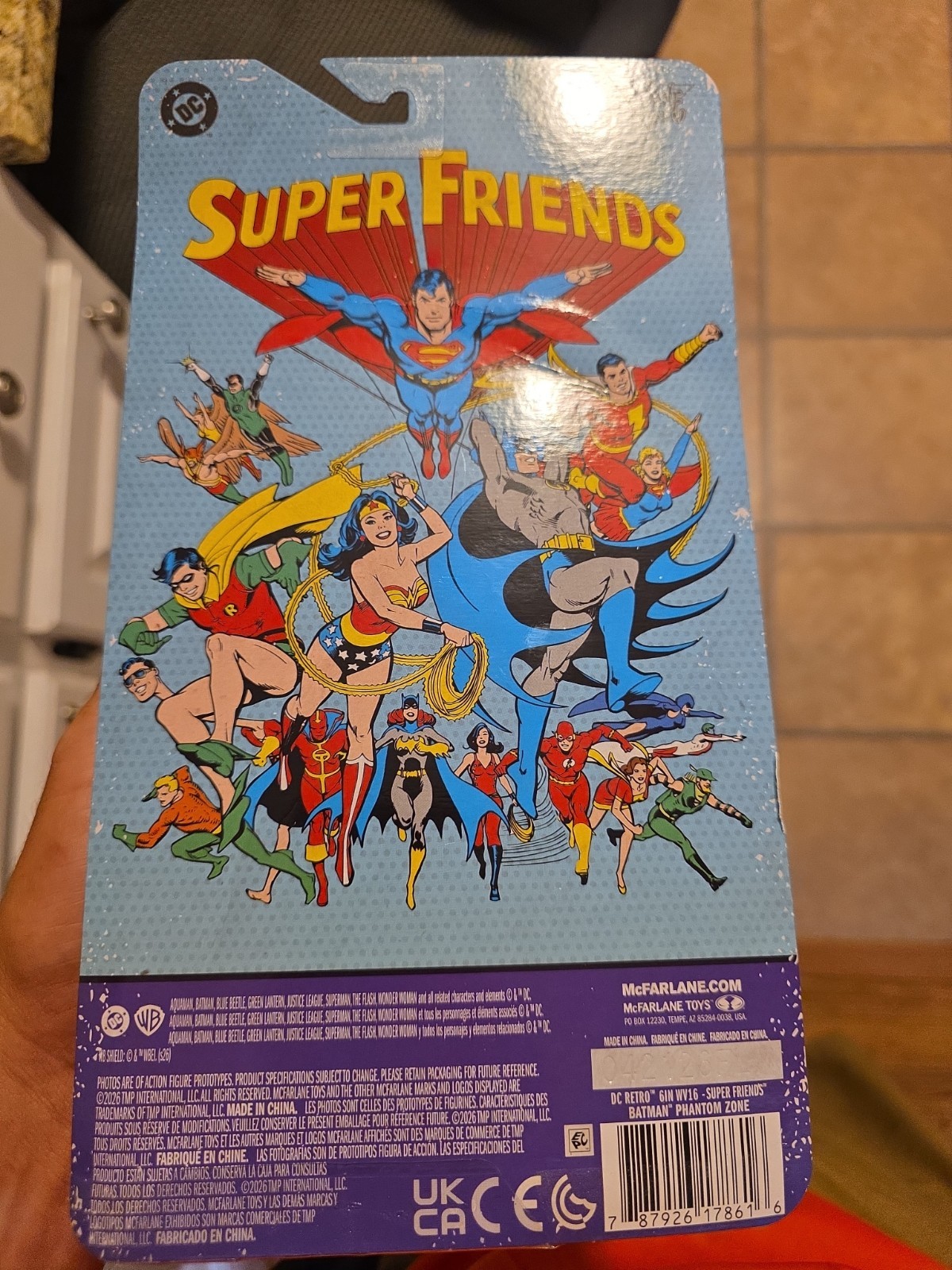 McFarlane Super Friends Phantom Zone Batman Platinum