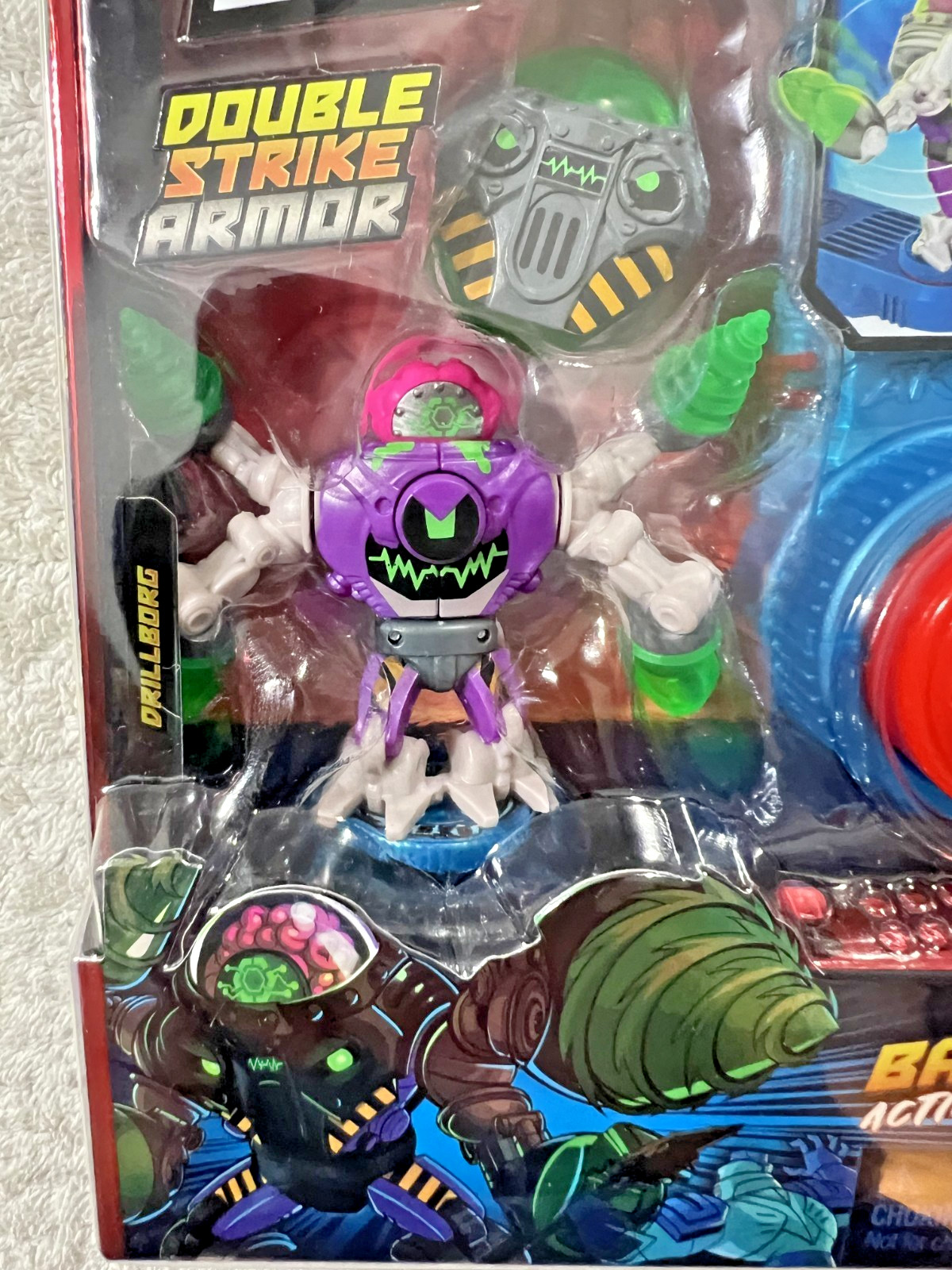 AKEDO BATTLE GIANTS DRILLBORG & SCRATCH-ATRON **NEW**