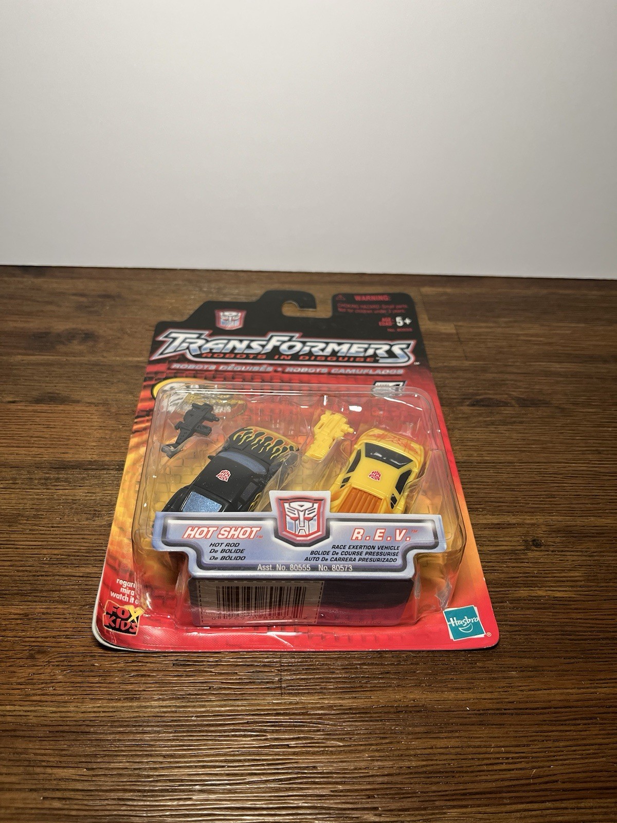 Transformers MOSC RID Hot Shot and R.E.V. 2 Pack