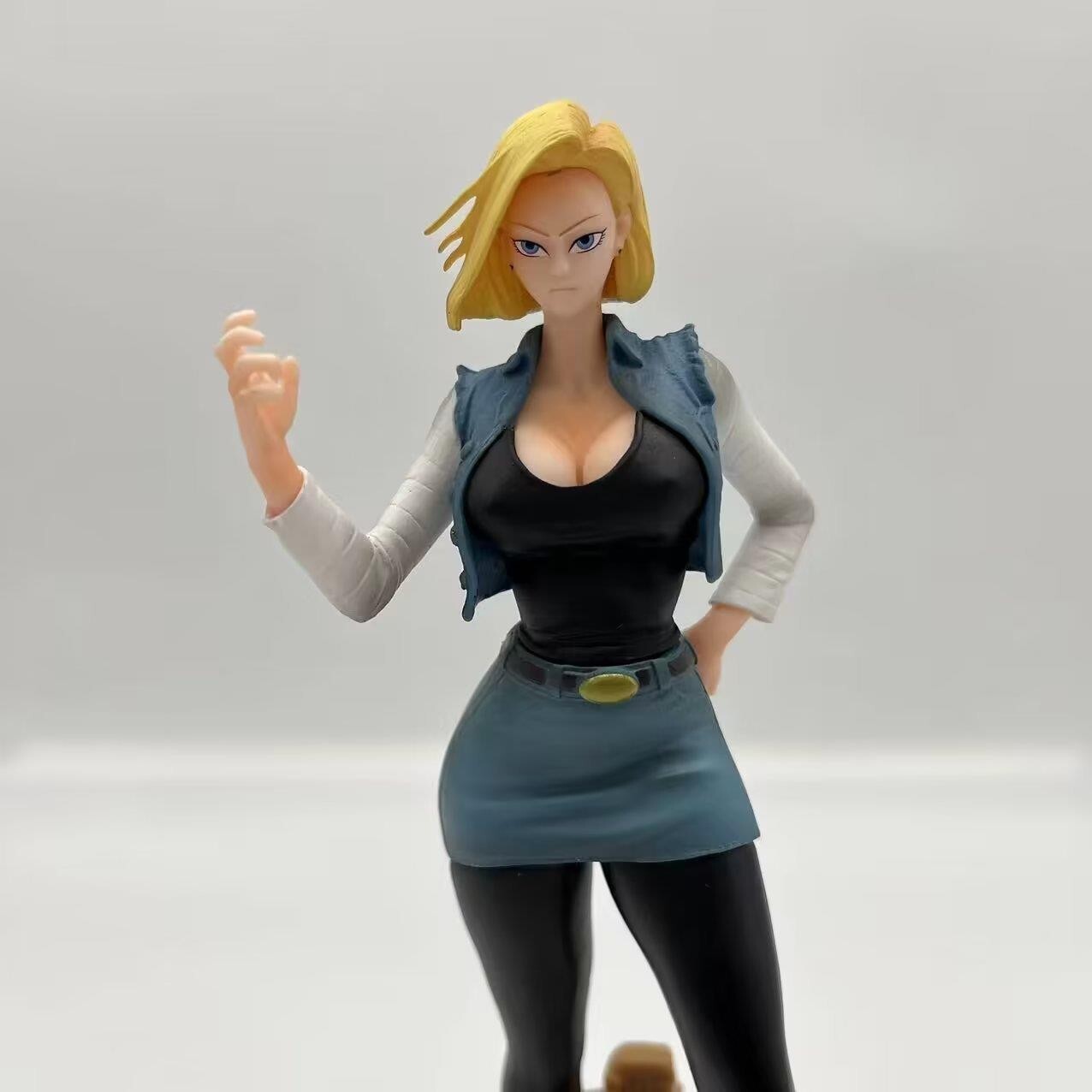 Dragon Ball Z Android 18 Vs Vegeta Anime Figure Gk Statue Model Pvc Doll Toys