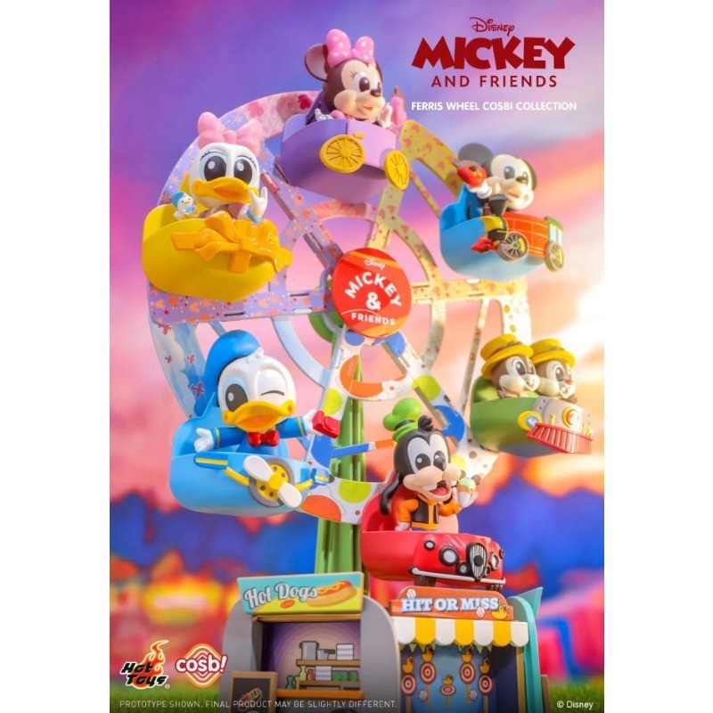 HotToys Mickey and His Friends Ferris Wheel Series COSBI Blind Box Confirmed Toy