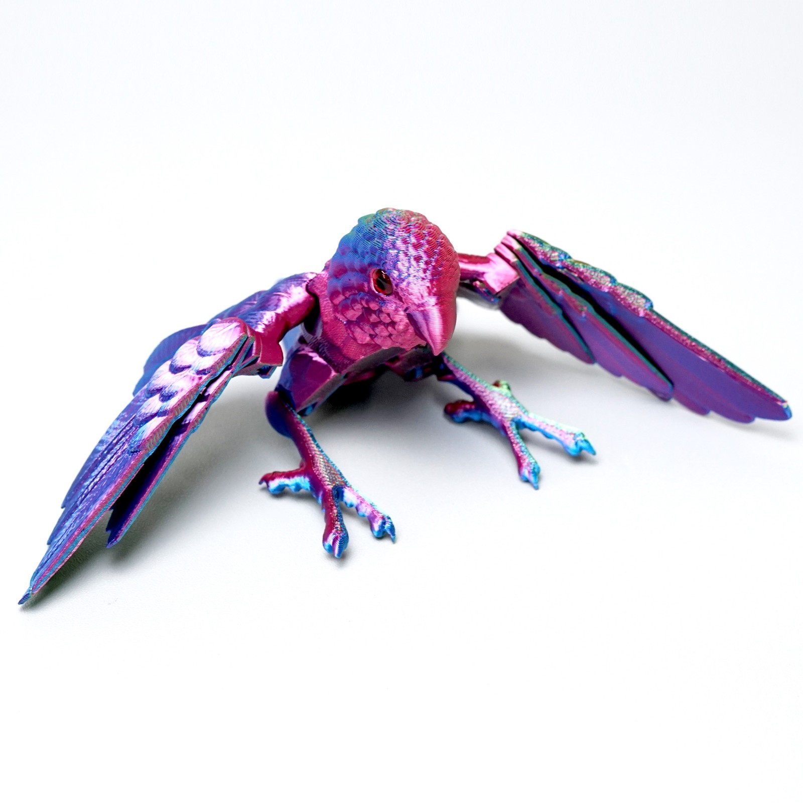 3D Printed Parrot Model,Articulated Animals figure,Fidget Toys Home Decor