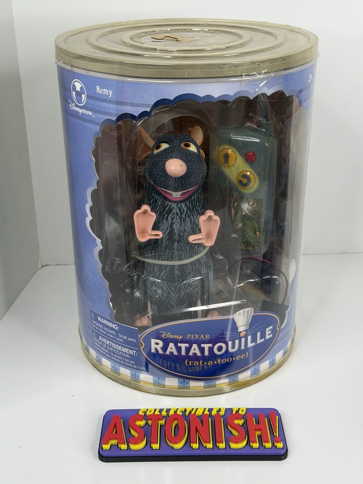 Vintage Disney Store Exclusive Pixar Ratatouille Remote Control Remy Rat New