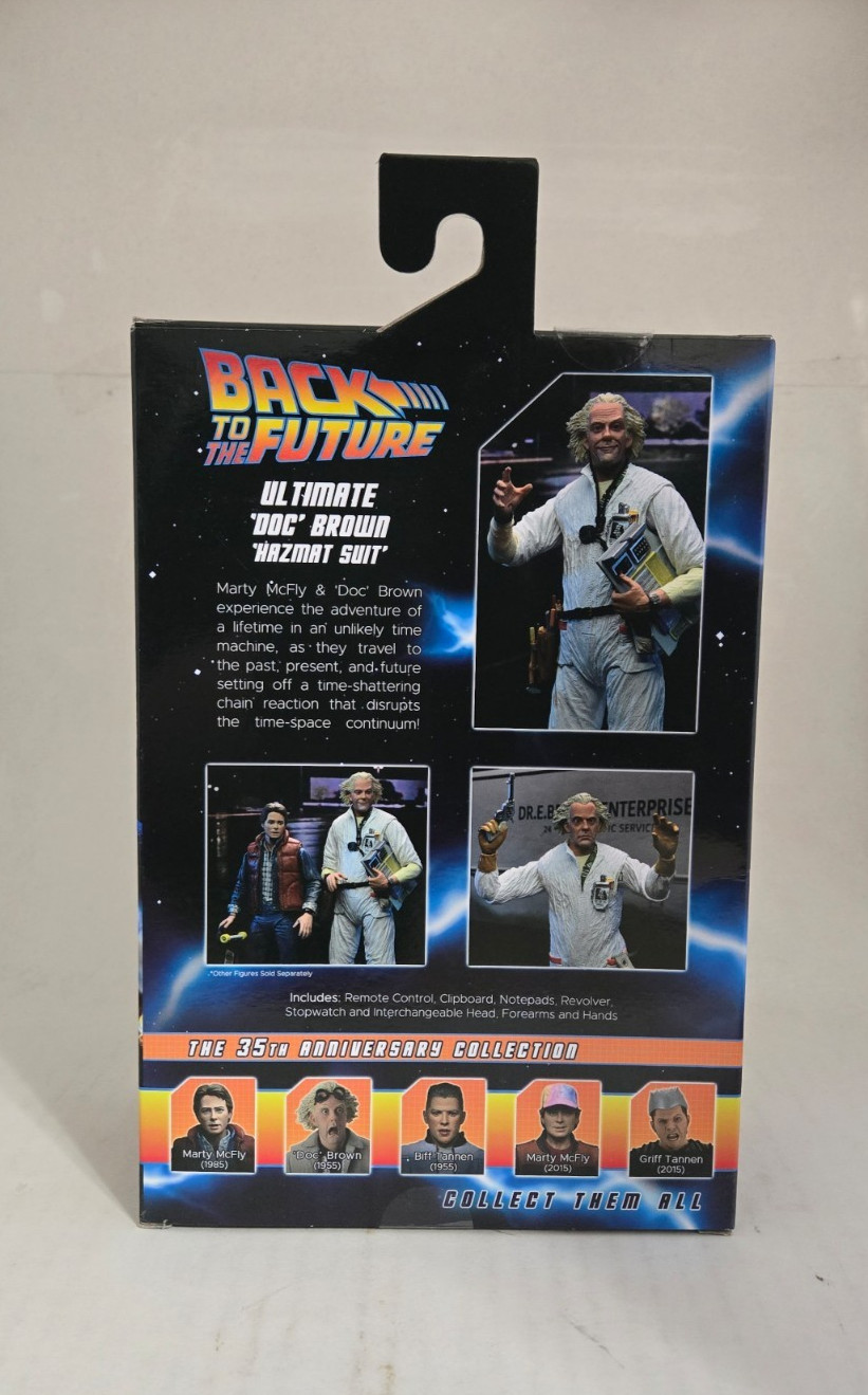 NECA Back to the Future Ultimate Doc Brown Figure Sealed In Hand