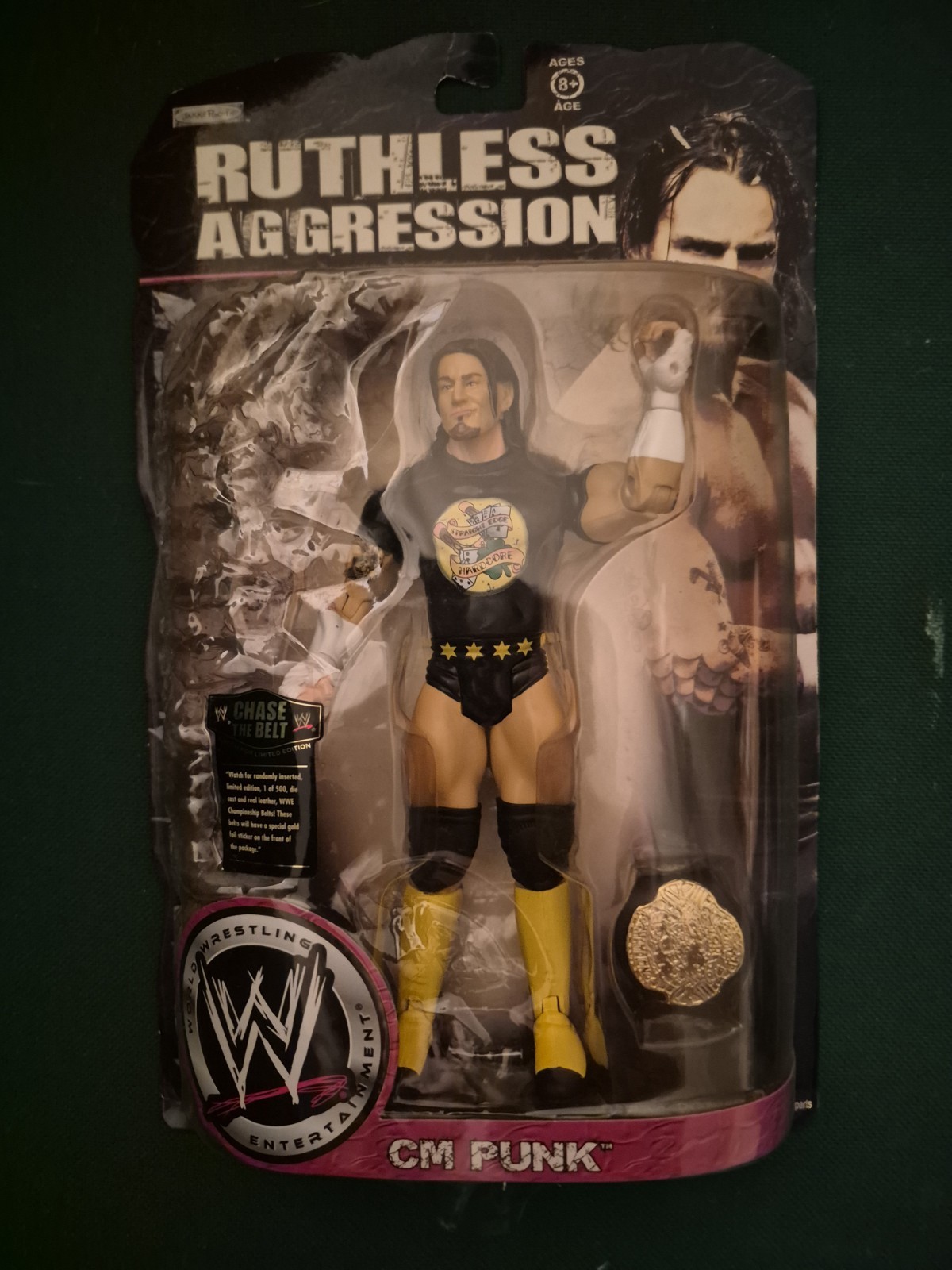 2008 WWE Jakks Pacific Ruthless Aggression Series 33 CM Punk