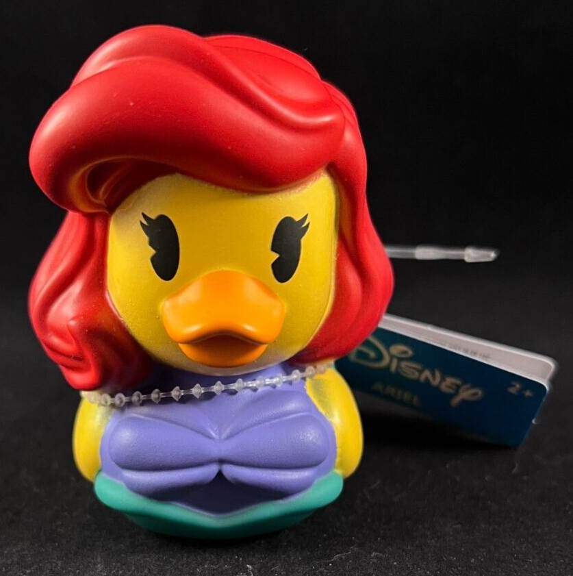 Disney – Ariel – The Little Mermaid – Rubber Duck – Approx 2.7&Prime; High – Duckalooz