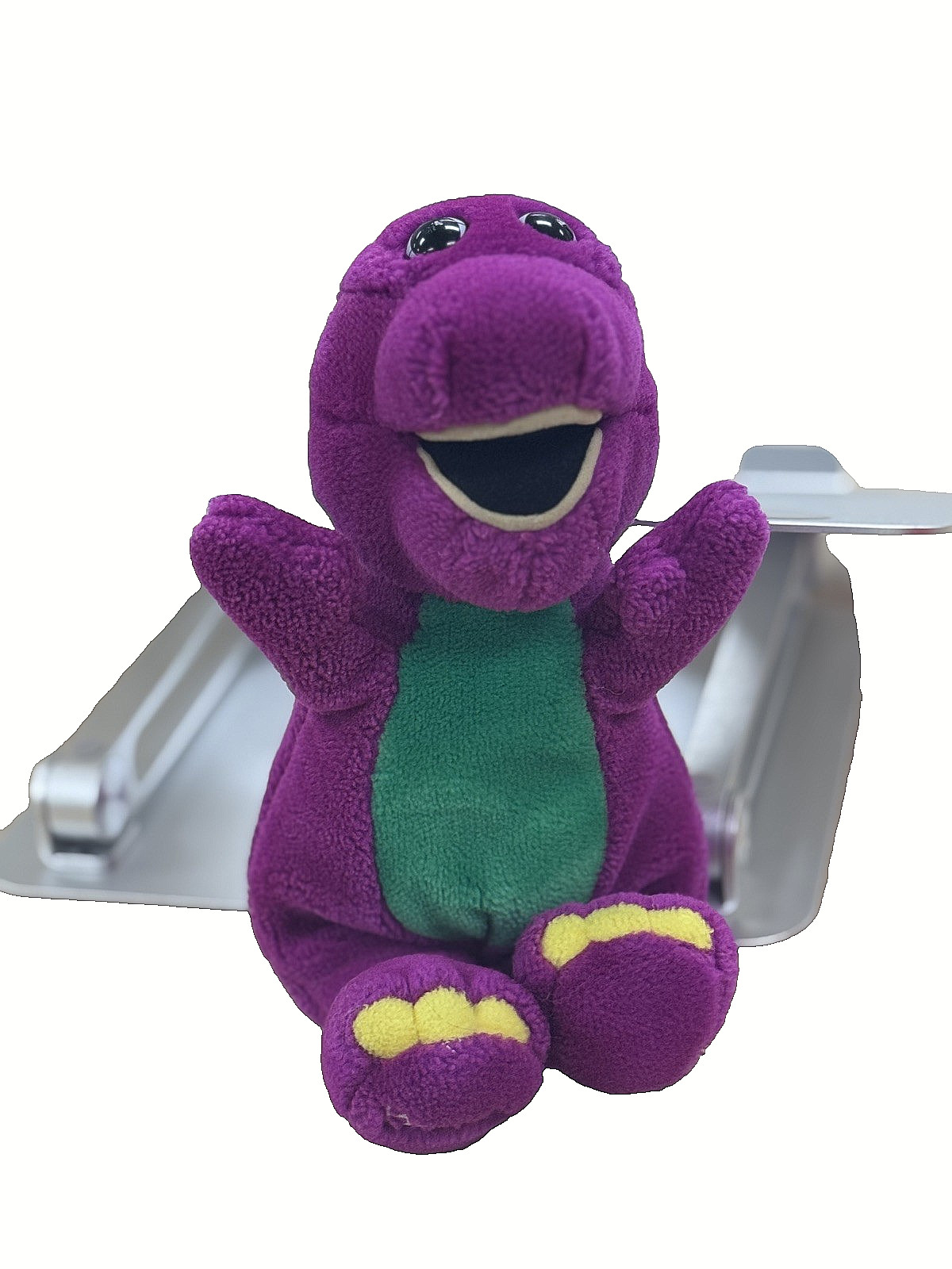 Vintage 1992 Lyons Group BARNEY The Purple Dinosaur Plush 9“ Toy Stuffed Animal