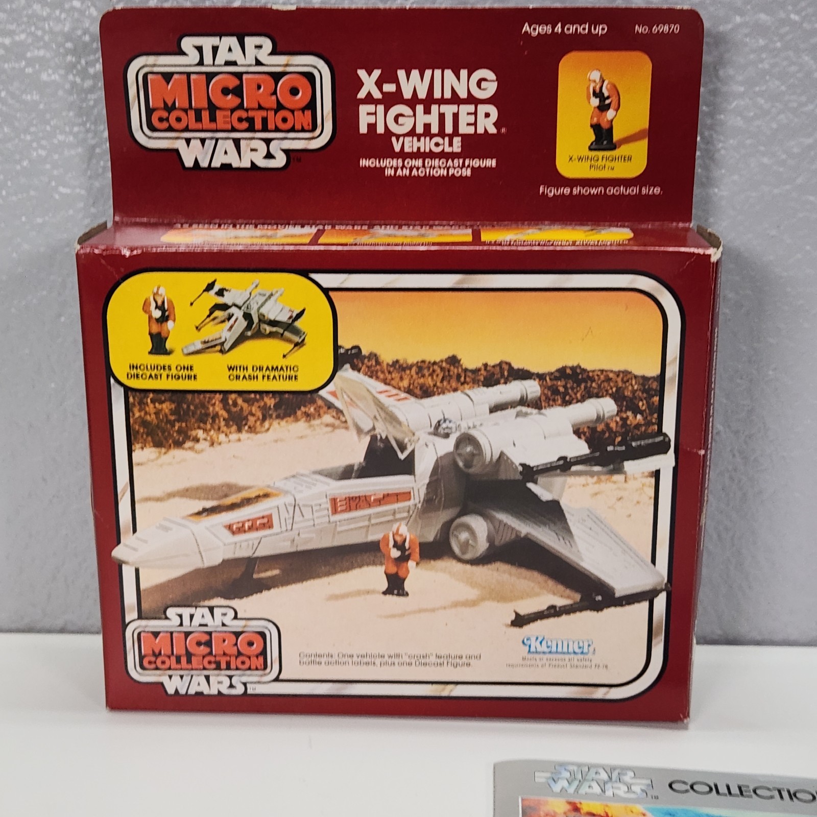 Star Wars Micro Collection X-Wing Fighter – 1982 Kenner Vehicle Complete w/ Box