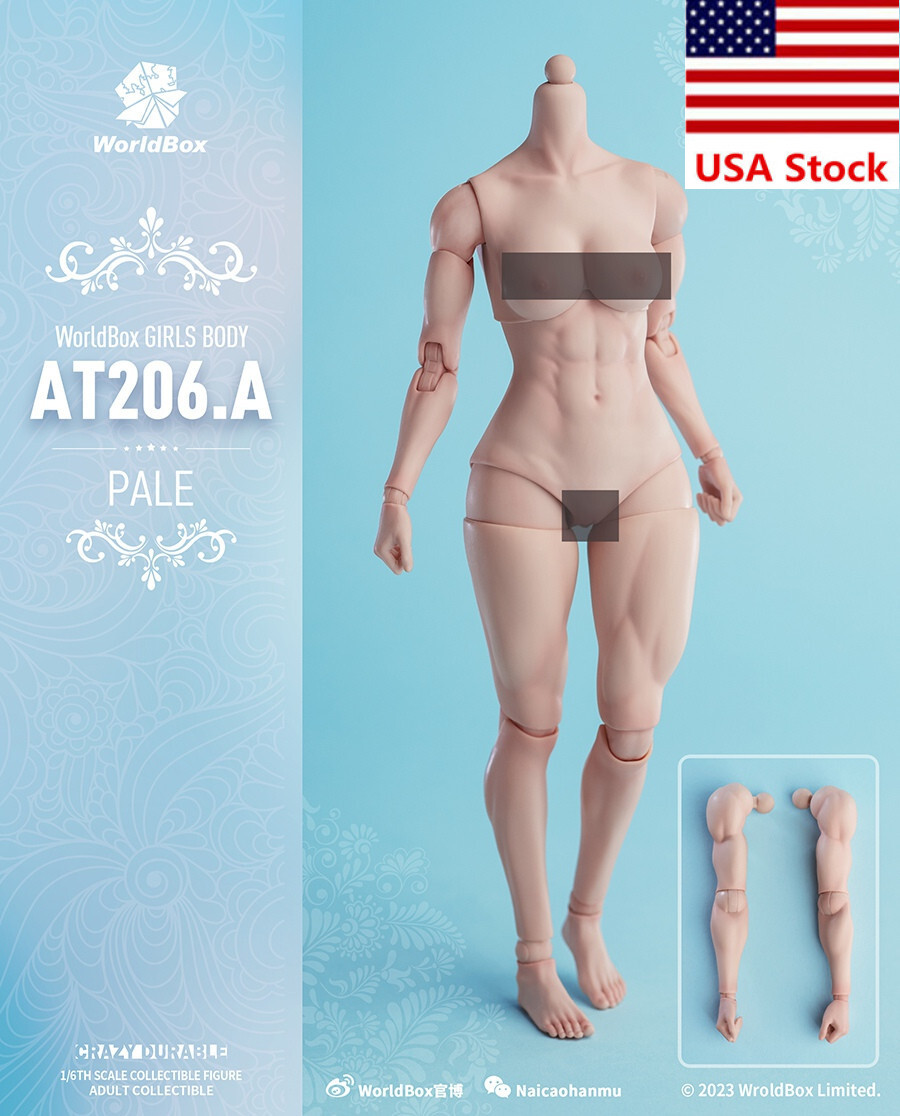 Worldbox AT206A 1/6 Pale Female Muscle Super Flexible Body 12 »Action Figure