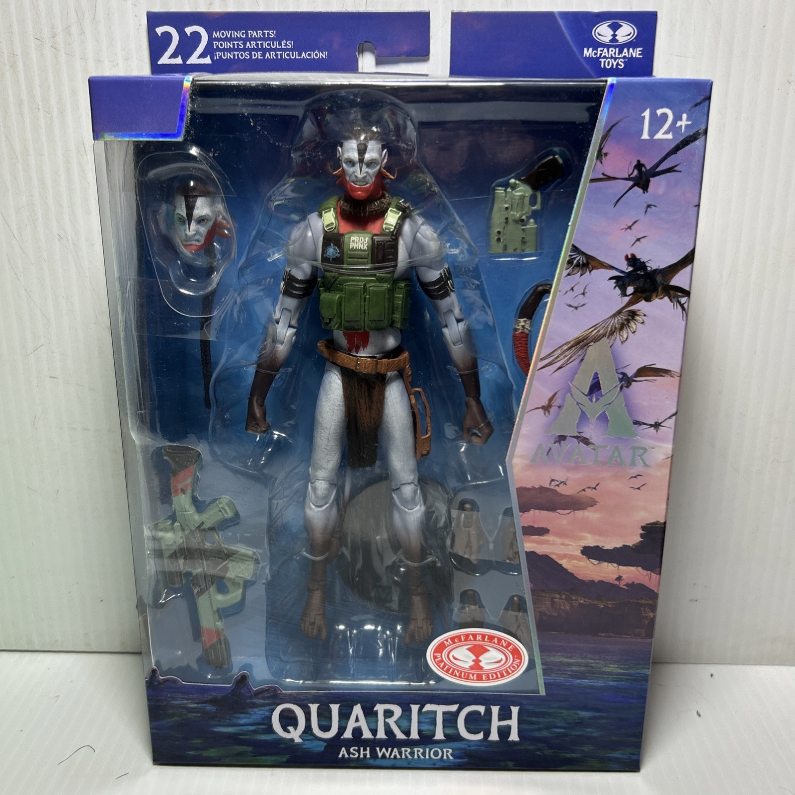 Avatar McFarlane Collector Edition Red Platinum Quaritch 7&Prime;