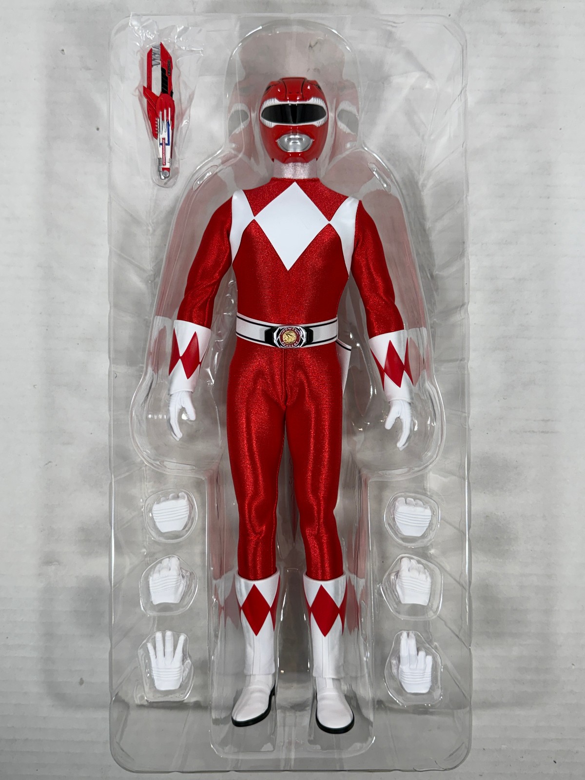 Three Zero MMPR Red Ranger 1:6 Scale Mighty Morphin Power Ranger FigZero Figure