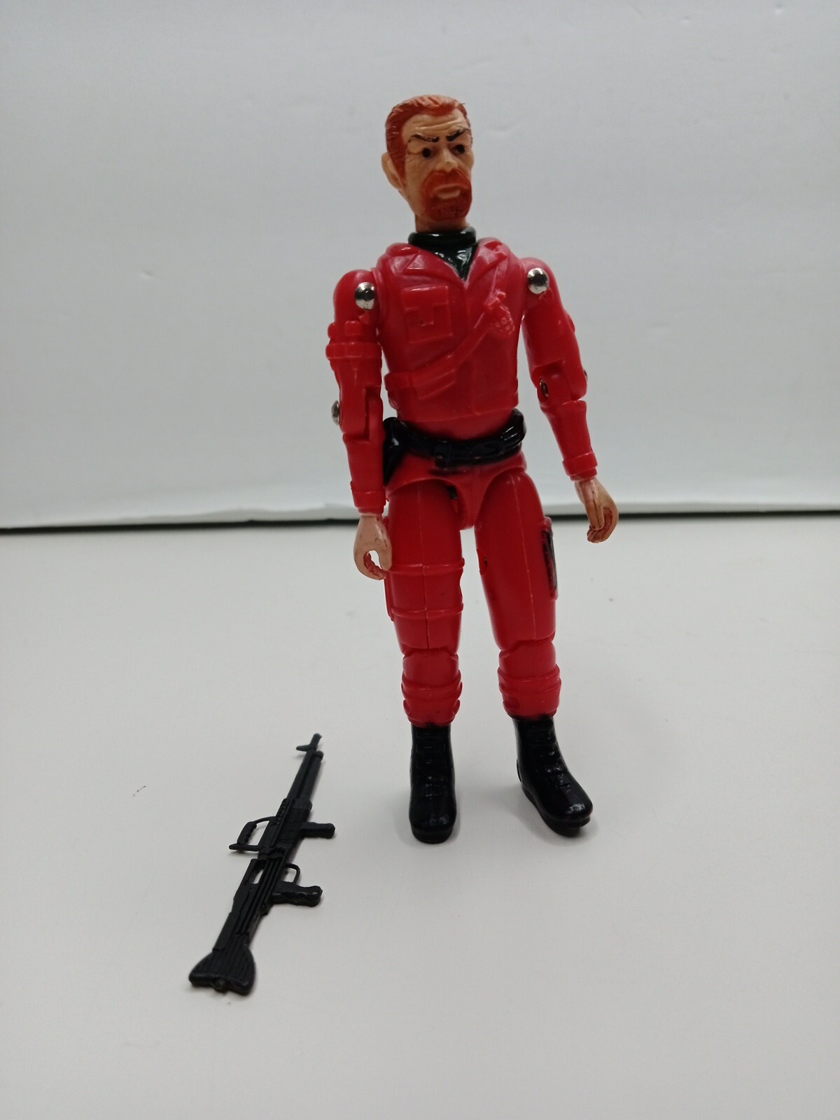 The Masher Red Variant Demon Ranger Vintage KO G.I. Joe 1987 Concept Figure B