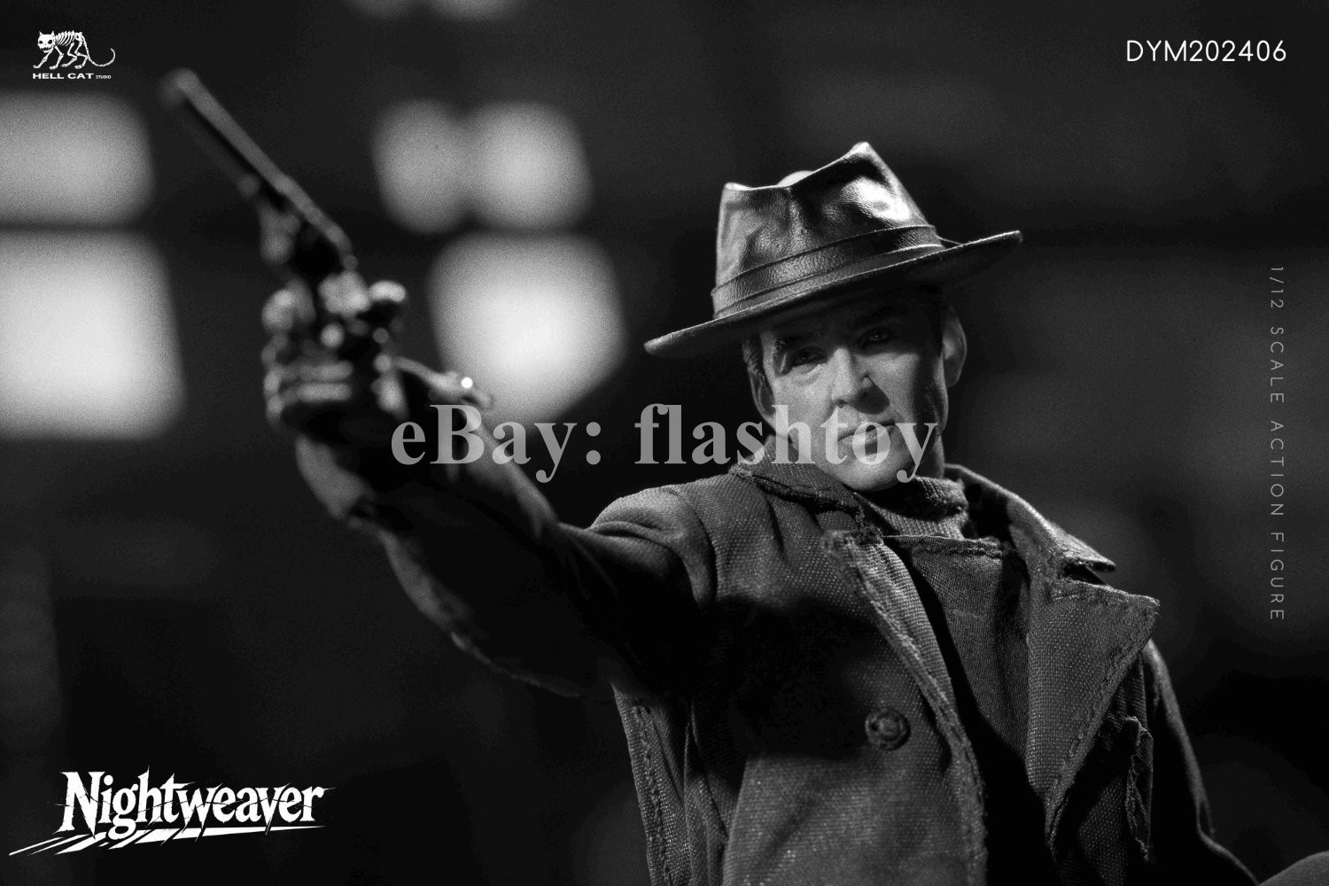 Presale Hell Cat DYM202406B 1/12 Spider Noir Action Figure Black & White Ver.